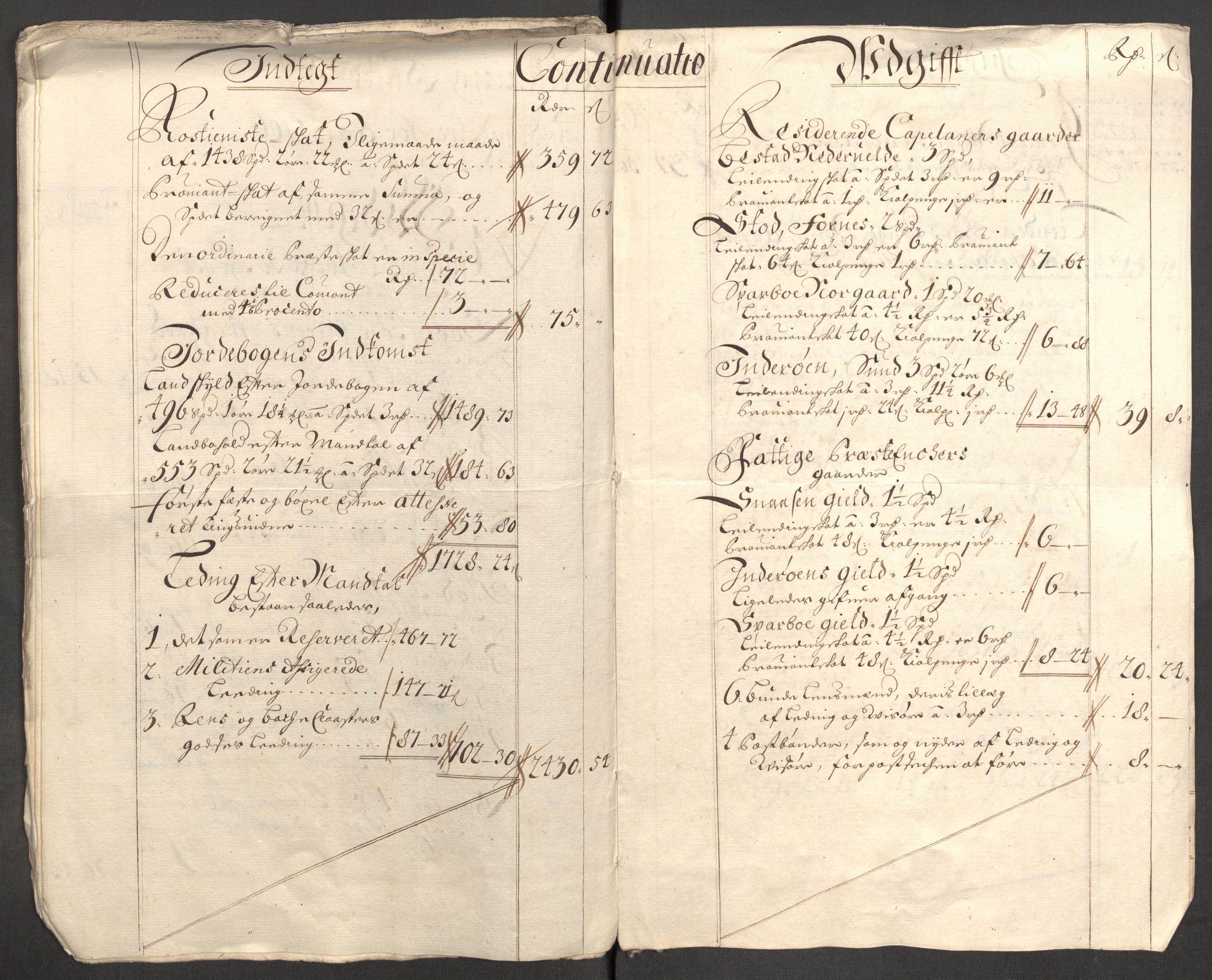 Rentekammeret inntil 1814, Reviderte regnskaper, Fogderegnskap, AV/RA-EA-4092/R63/L4315: Fogderegnskap Inderøy, 1706-1707, p. 12