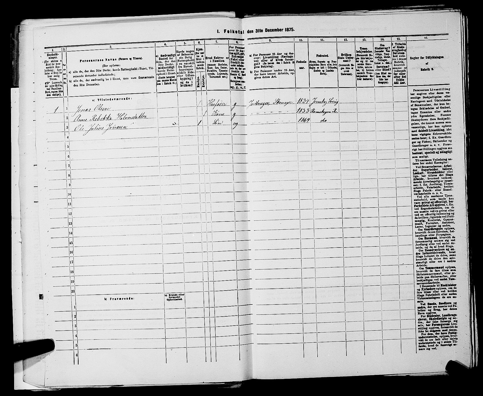 RA, 1875 census for 0120P Rødenes, 1875, p. 841
