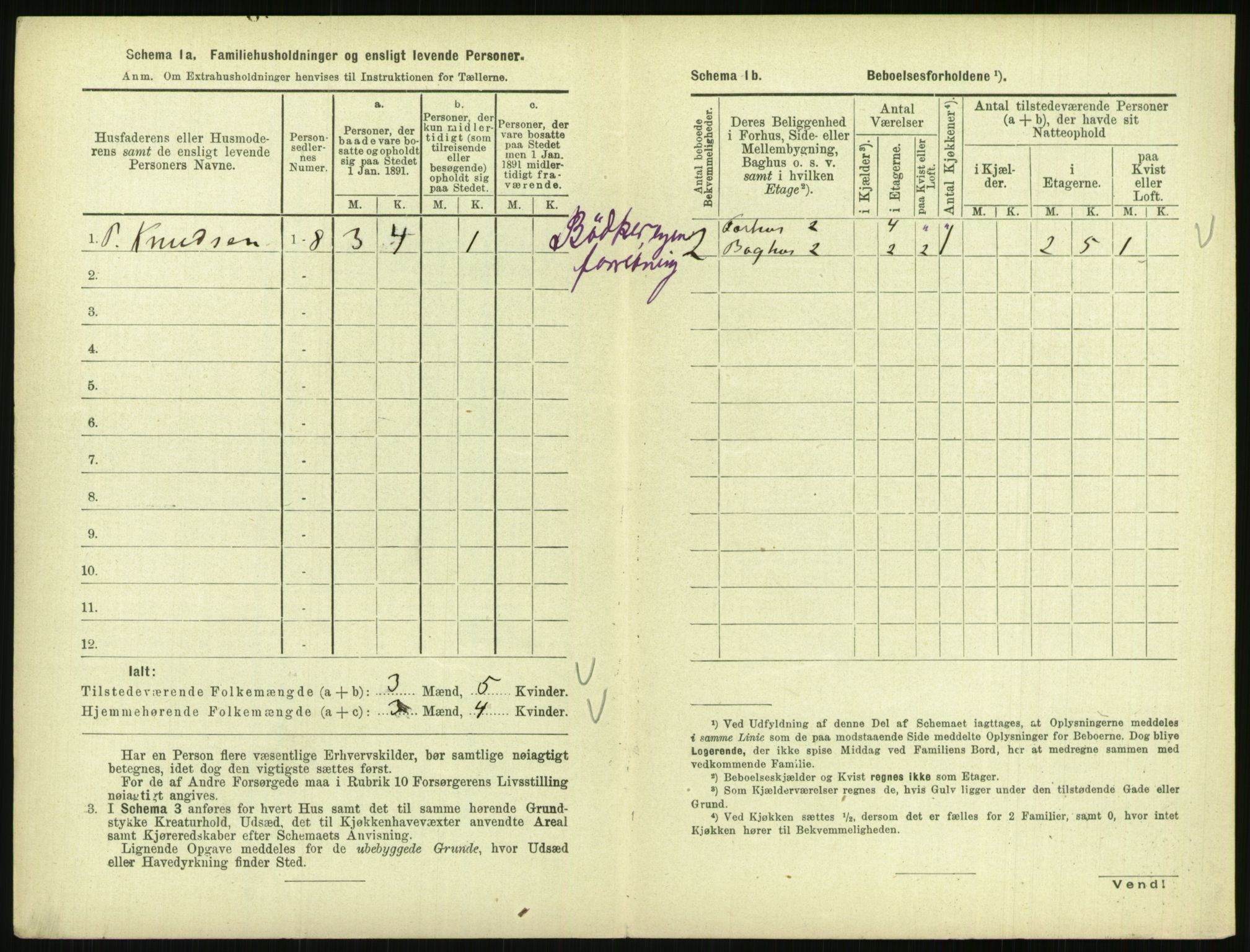 RA, 1891 census for 0903 Arendal, 1891, p. 787