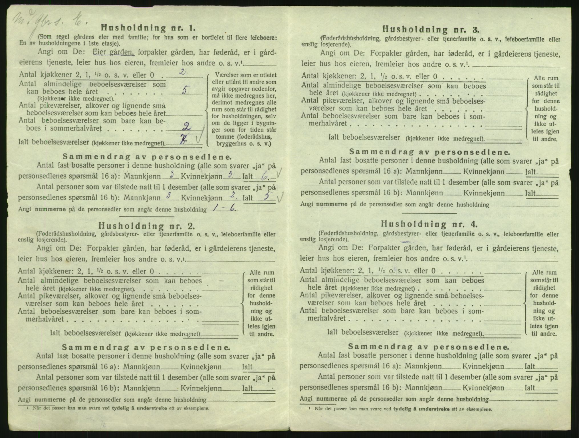 SAH, 1920 census for Alvdal, 1920, p. 49