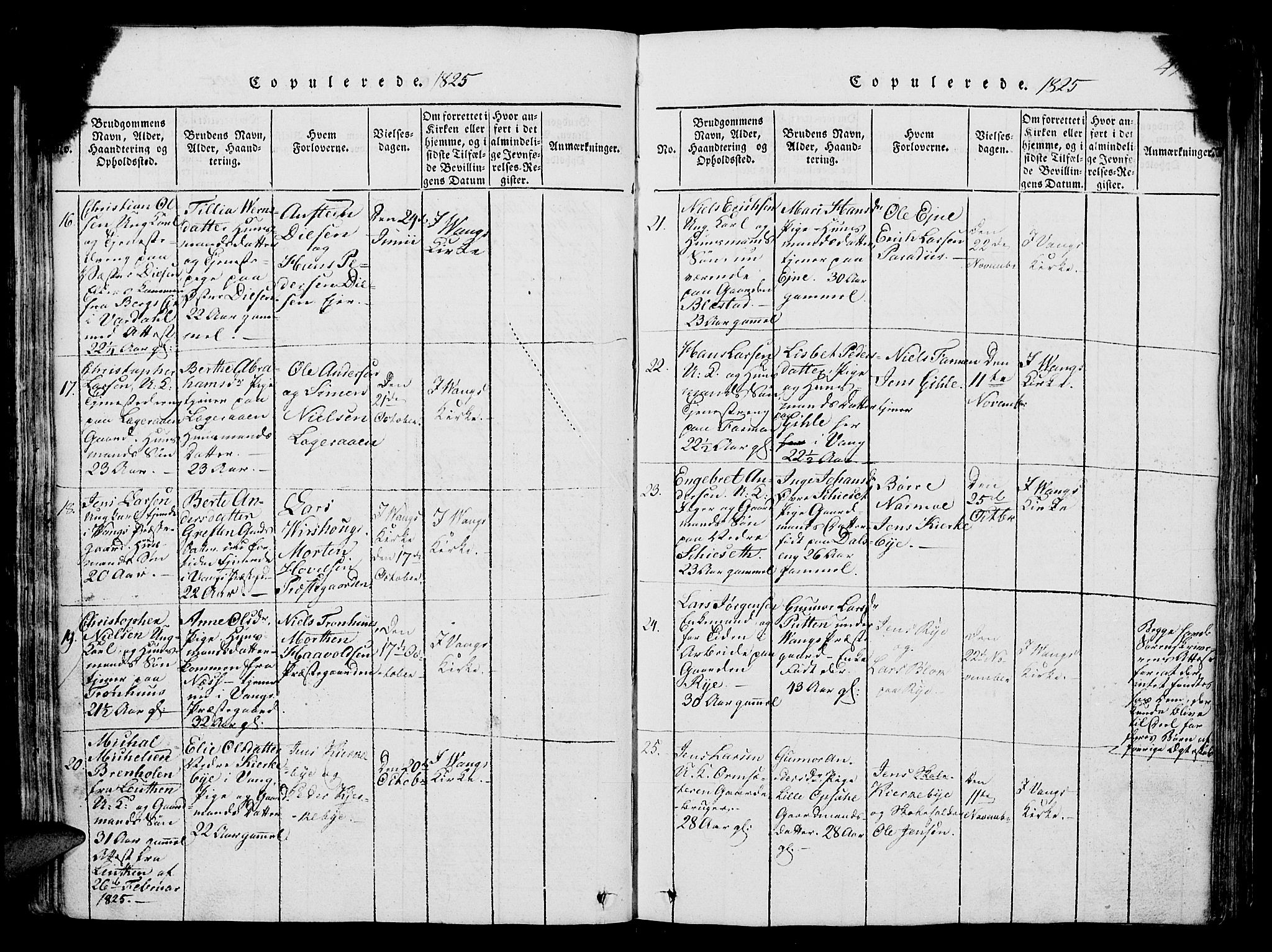 Vang prestekontor, Hedmark, SAH/PREST-008/H/Ha/Hab/L0004: Parish register (copy) no. 4, 1813-1827, p. 473-474