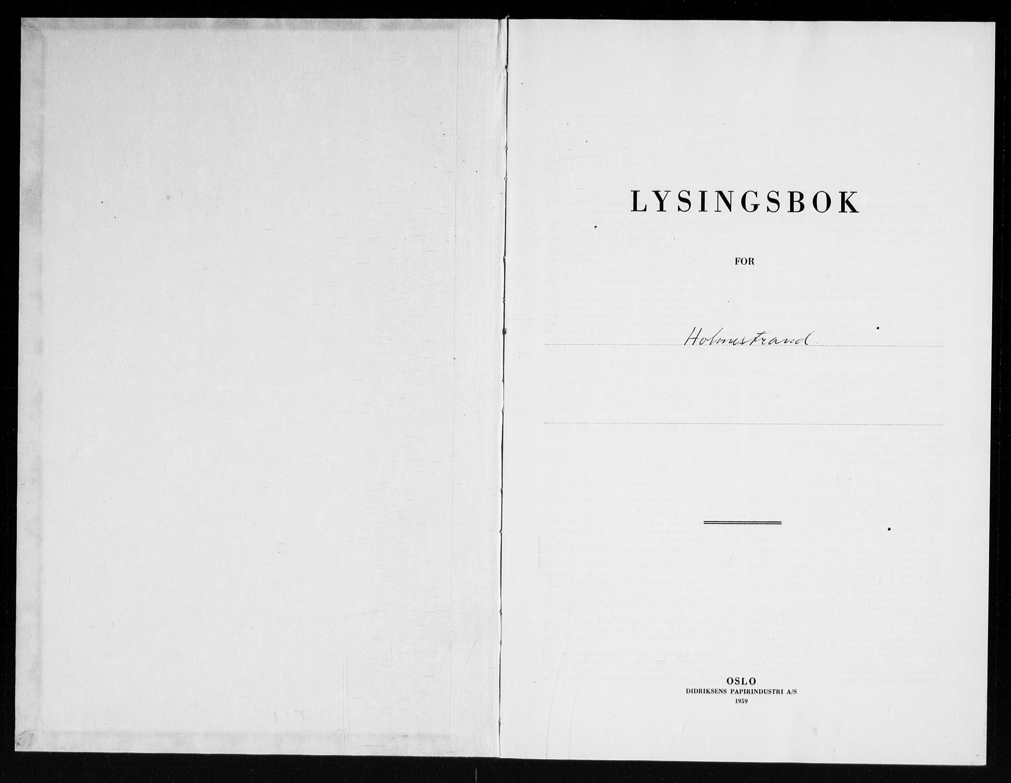 Holmestrand kirkebøker, AV/SAKO-A-346/H/Ha/L0003: Banns register no. 2, 1964-1969