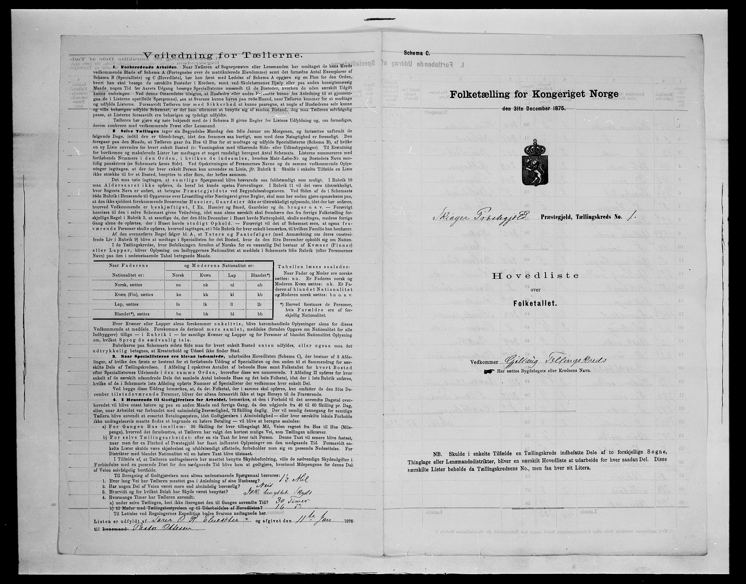 SAH, 1875 census for 0513P Skjåk, 1875, p. 11