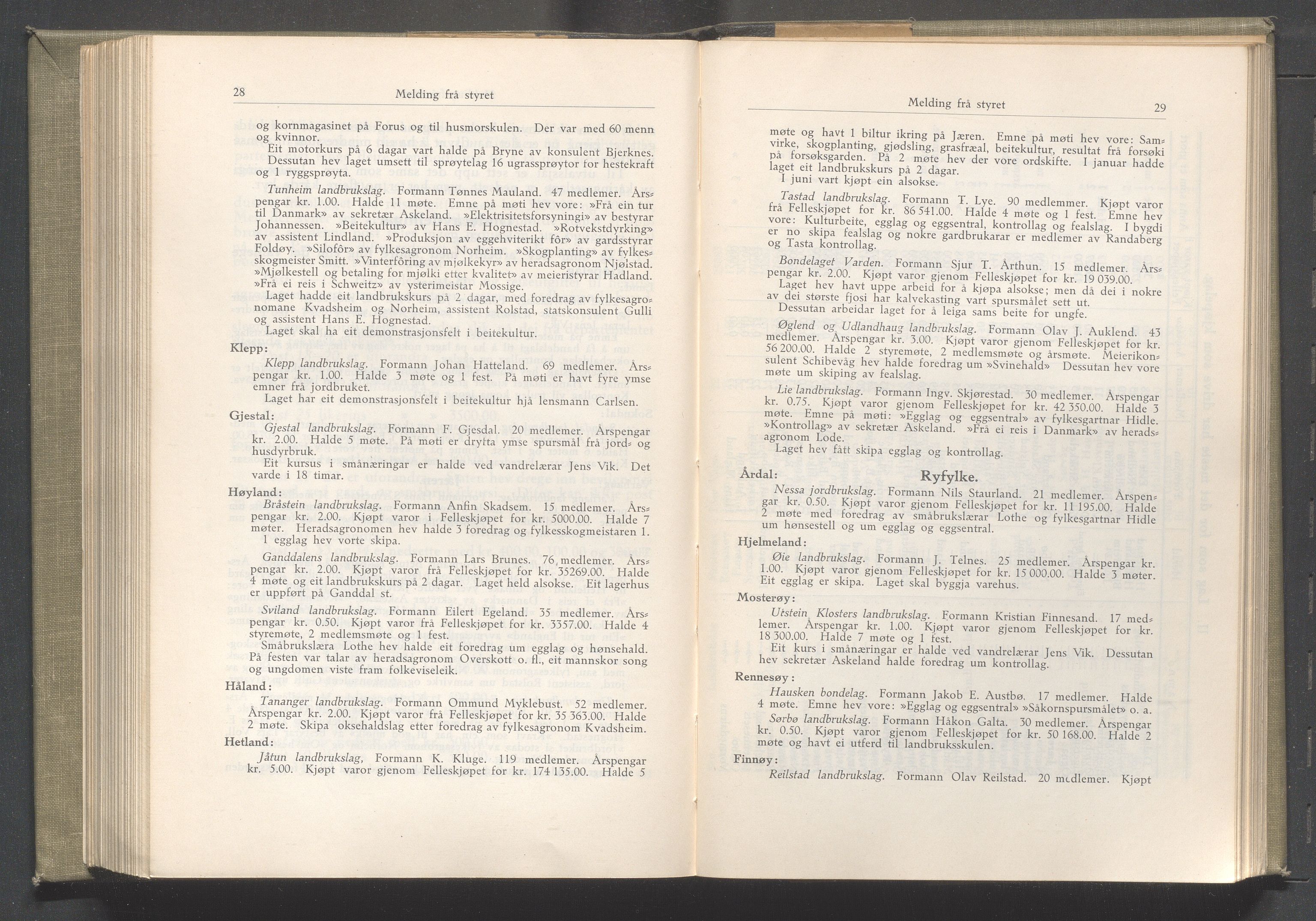 Rogaland fylkeskommune - Fylkesrådmannen , IKAR/A-900/A/Aa/Aaa/L0043: Møtebok , 1924, p. 28-29