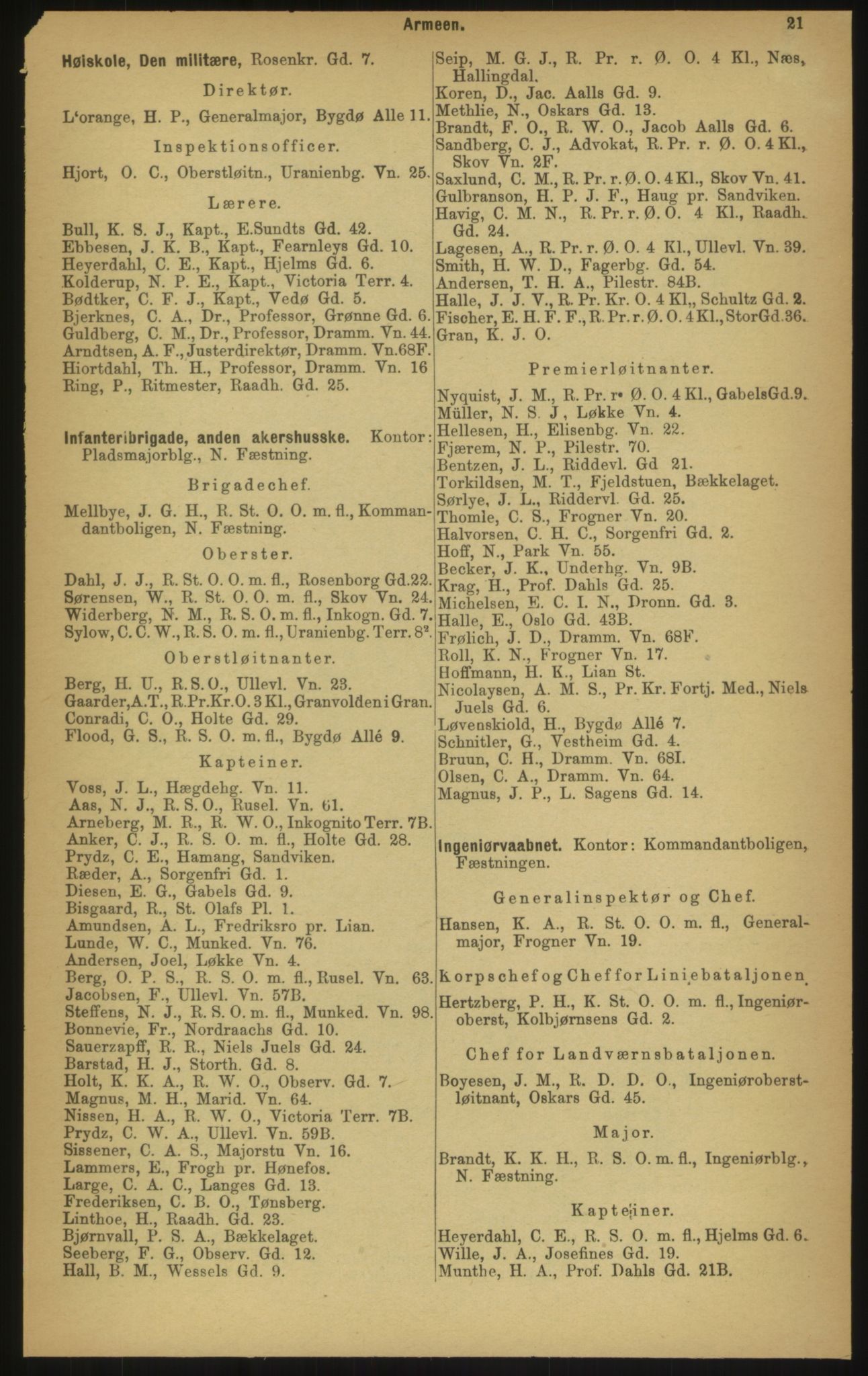 Kristiania/Oslo adressebok, PUBL/-, 1897, p. 21