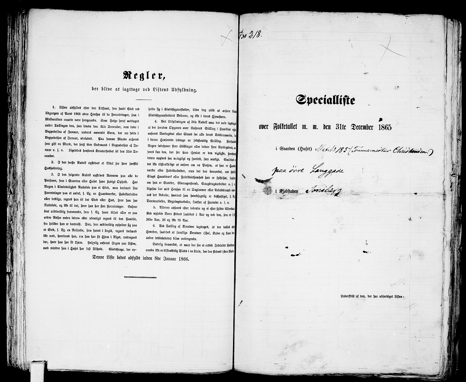 RA, 1865 census for Tønsberg, 1865, p. 471