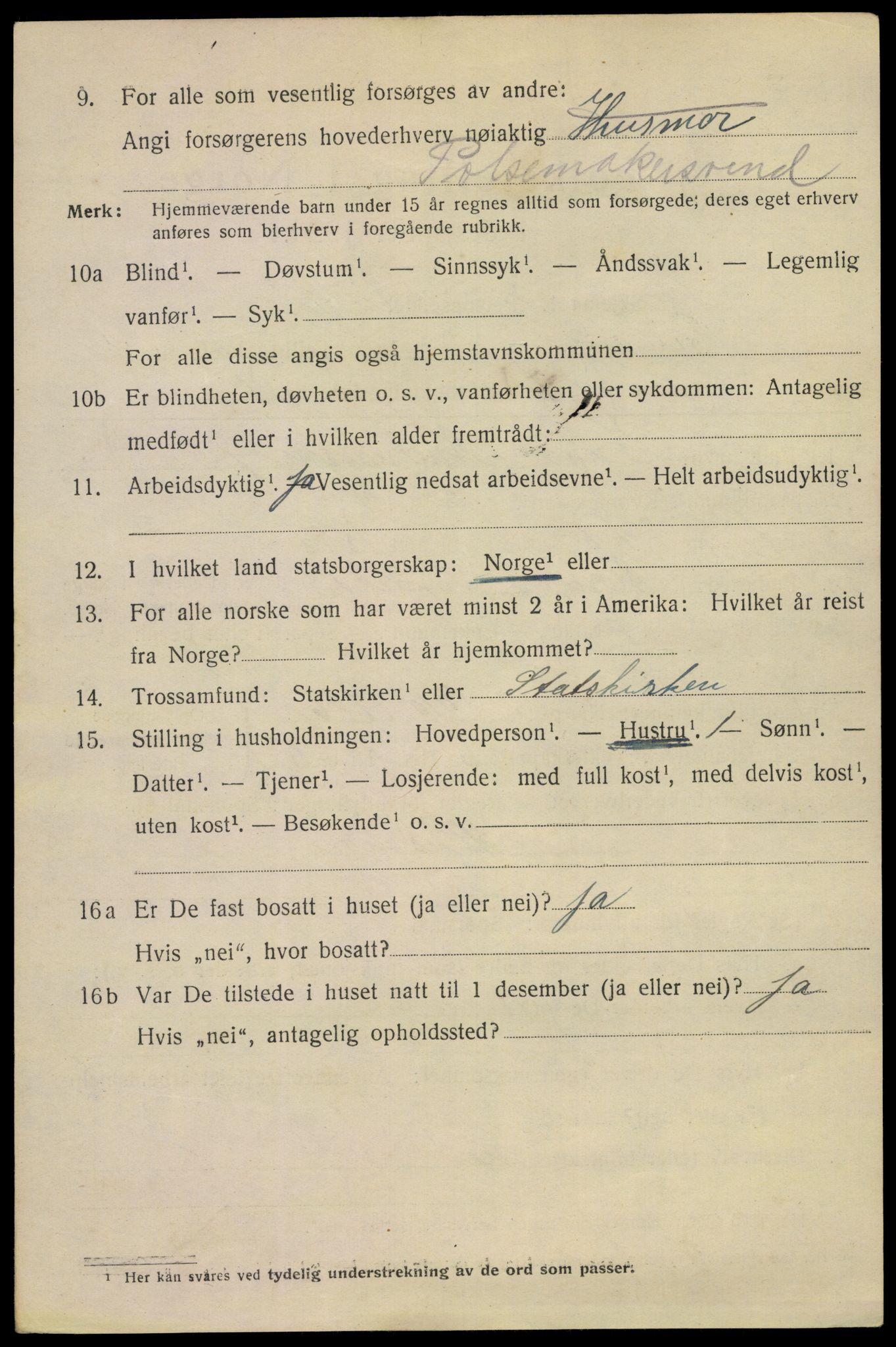 SAKO, 1920 census for Sandefjord, 1920, p. 4183