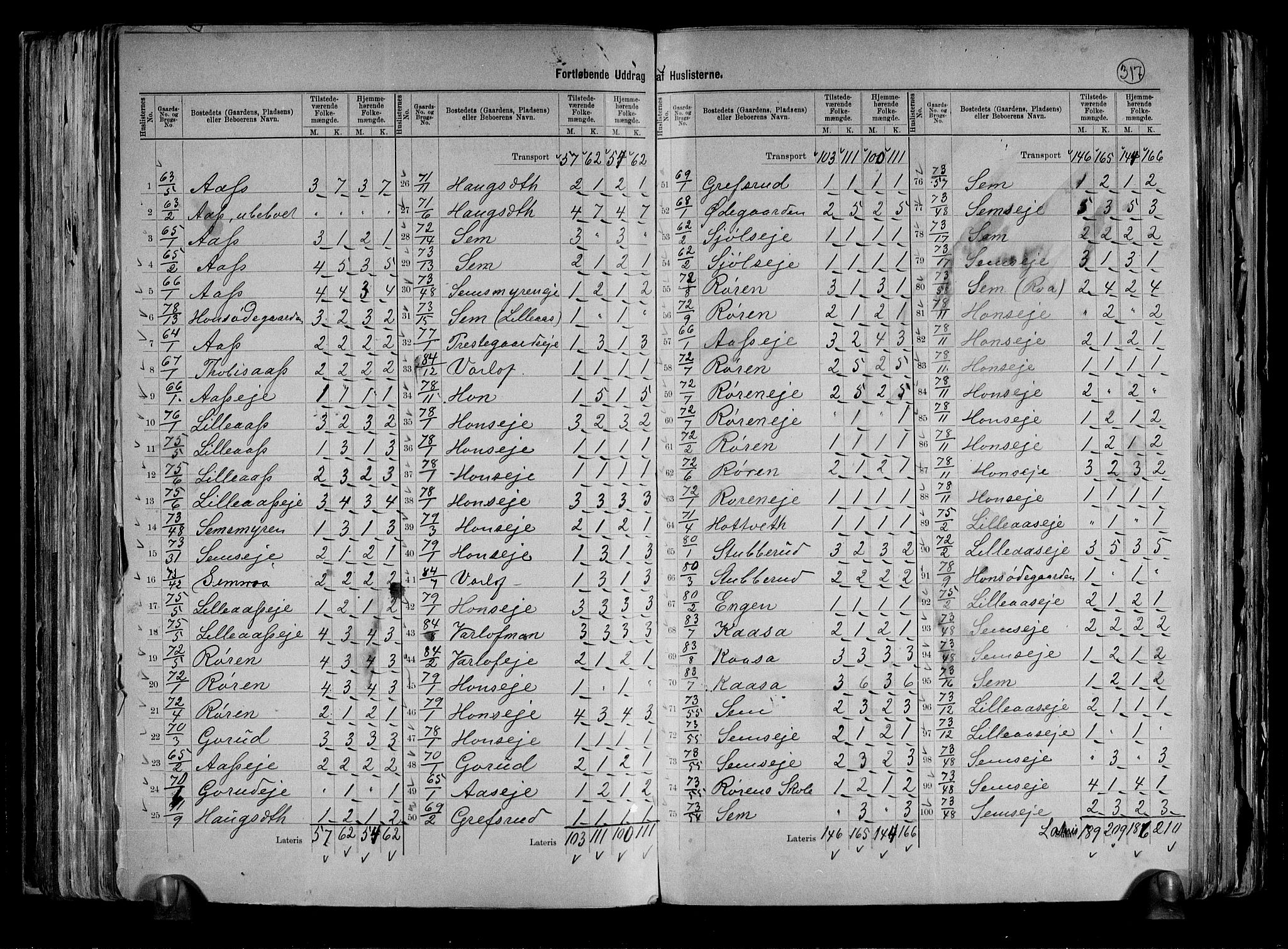 RA, 1891 census for 0624 Øvre Eiker, 1891, p. 19