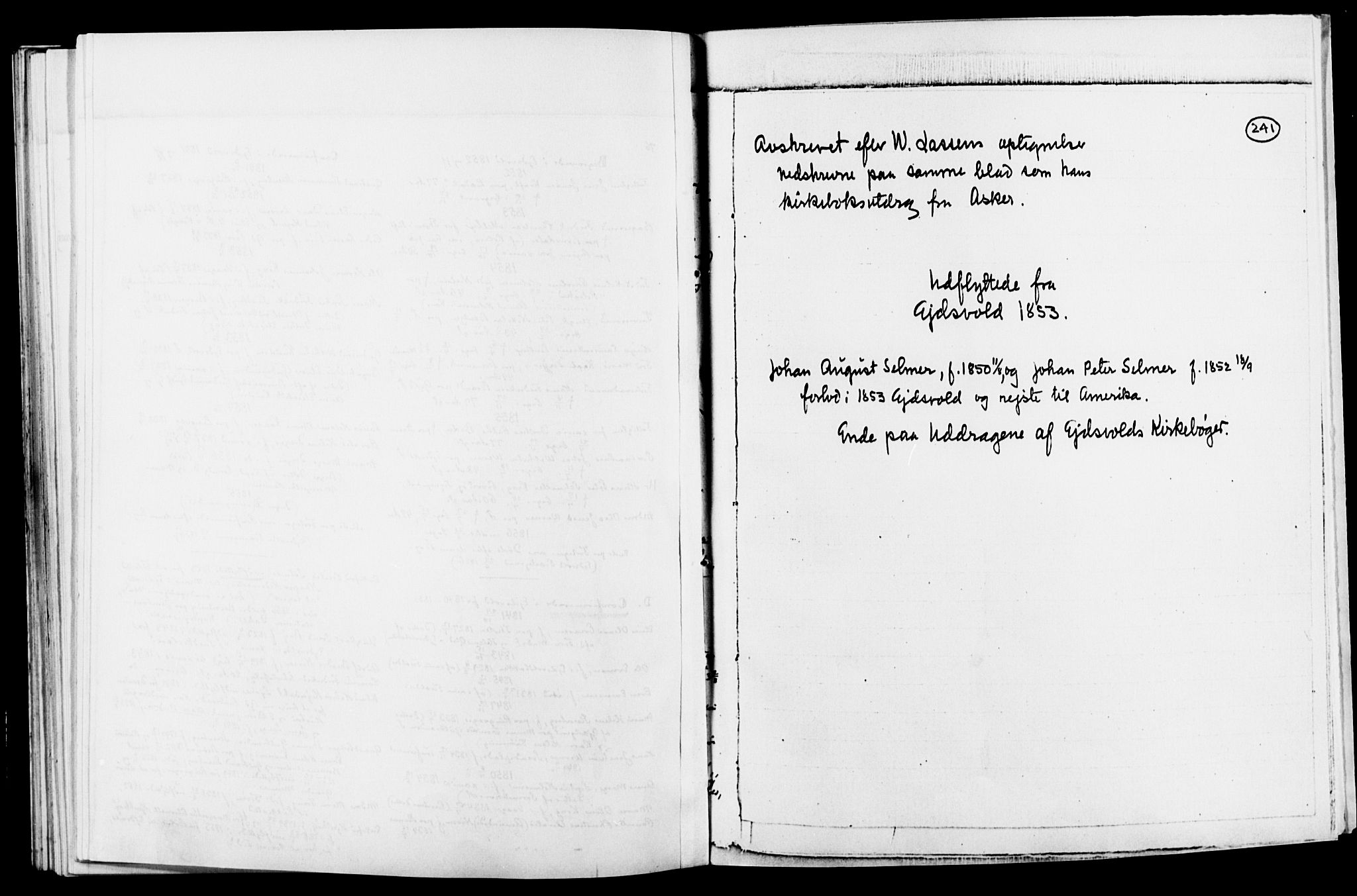 Eidsvoll prestekontor Kirkebøker, SAO/A-10888/O/Oa/L0001: Other parish register no. 1, 1688-1856, p. 241