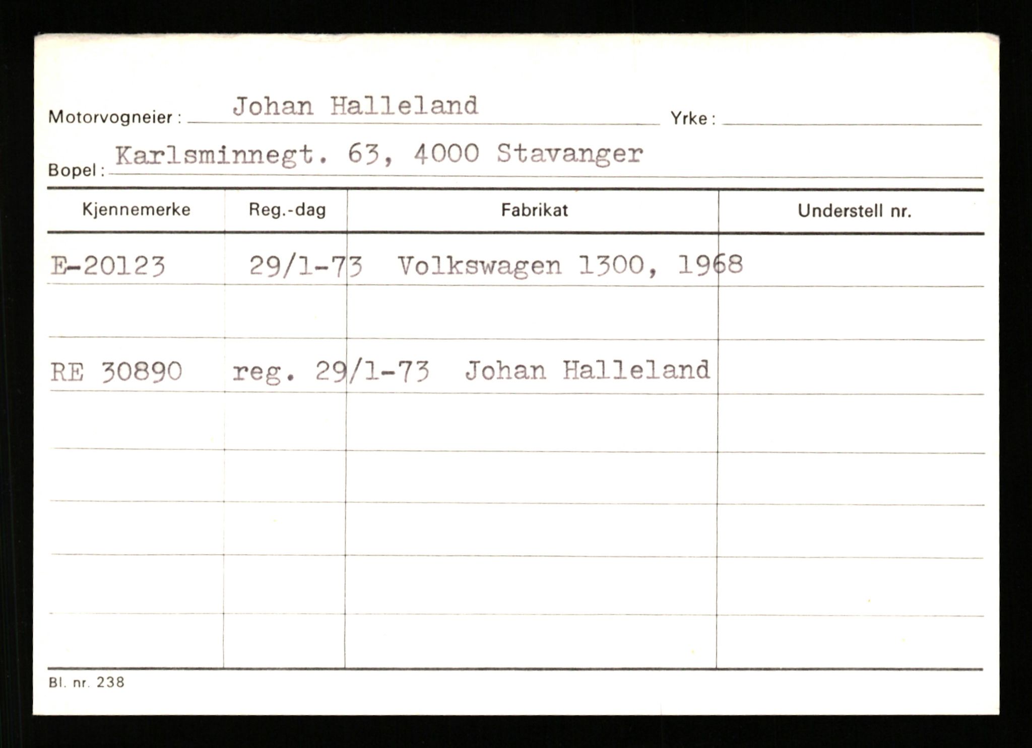 Stavanger trafikkstasjon, AV/SAST-A-101942/0/G/L0004: Registreringsnummer: 15497 - 22957, 1930-1971, p. 2062