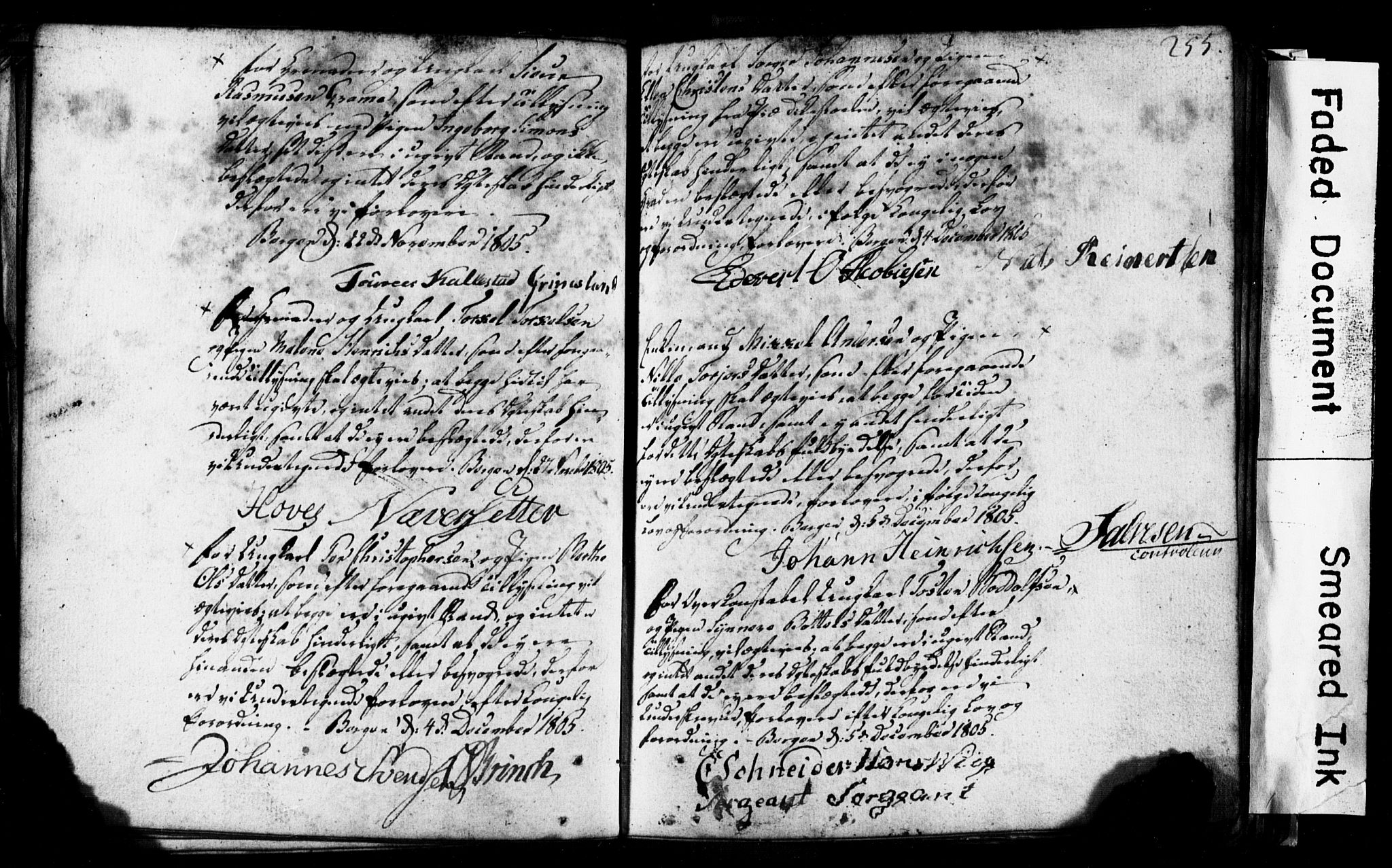 Korskirken sokneprestembete, AV/SAB-A-76101: Best man's statements no. II.5.1, 1776-1816, p. 255