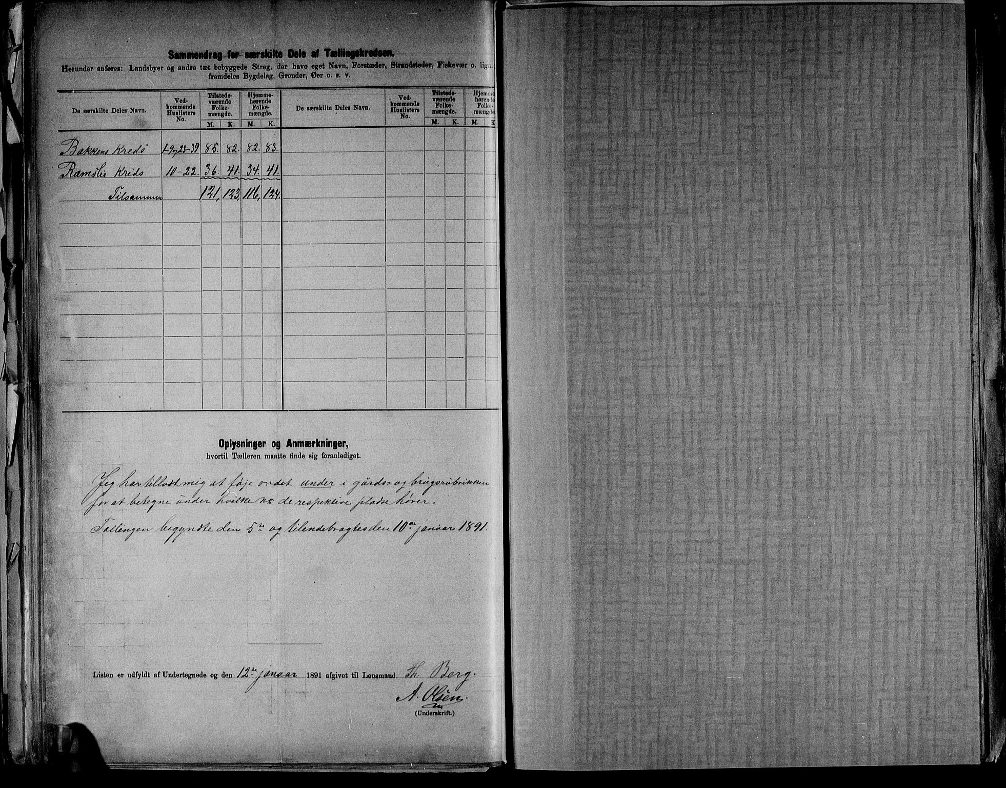 RA, 1891 census for 0425 Åsnes, 1891, p. 30