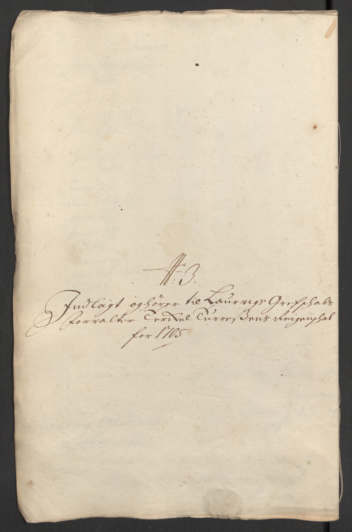 Rentekammeret inntil 1814, Reviderte regnskaper, Fogderegnskap, RA/EA-4092/R33/L1978: Fogderegnskap Larvik grevskap, 1704-1705, p. 381