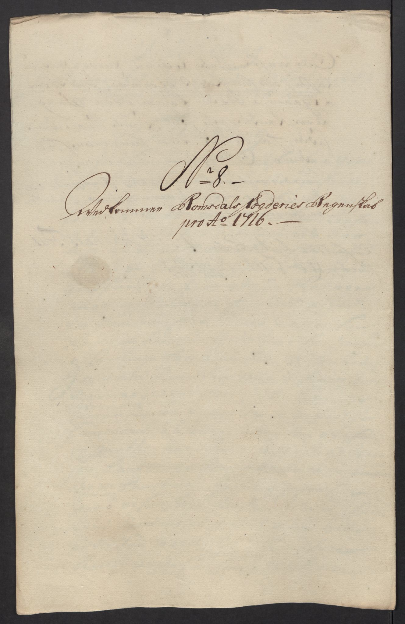 Rentekammeret inntil 1814, Reviderte regnskaper, Fogderegnskap, RA/EA-4092/R55/L3663: Fogderegnskap Romsdal, 1715-1716, p. 359