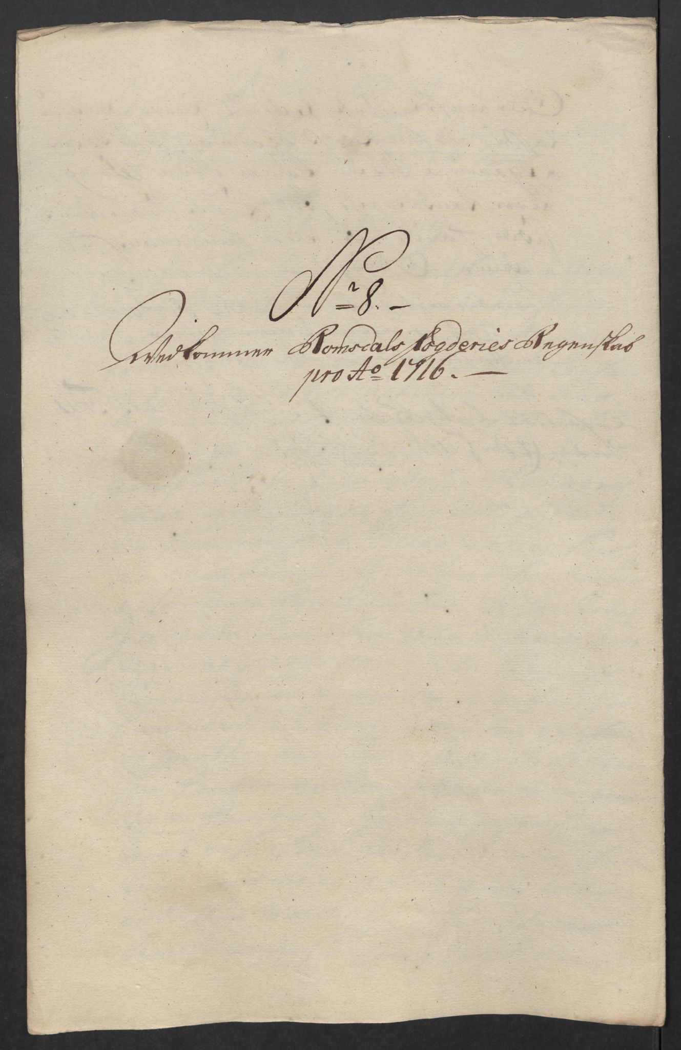 Rentekammeret inntil 1814, Reviderte regnskaper, Fogderegnskap, AV/RA-EA-4092/R55/L3663: Fogderegnskap Romsdal, 1715-1716, p. 359
