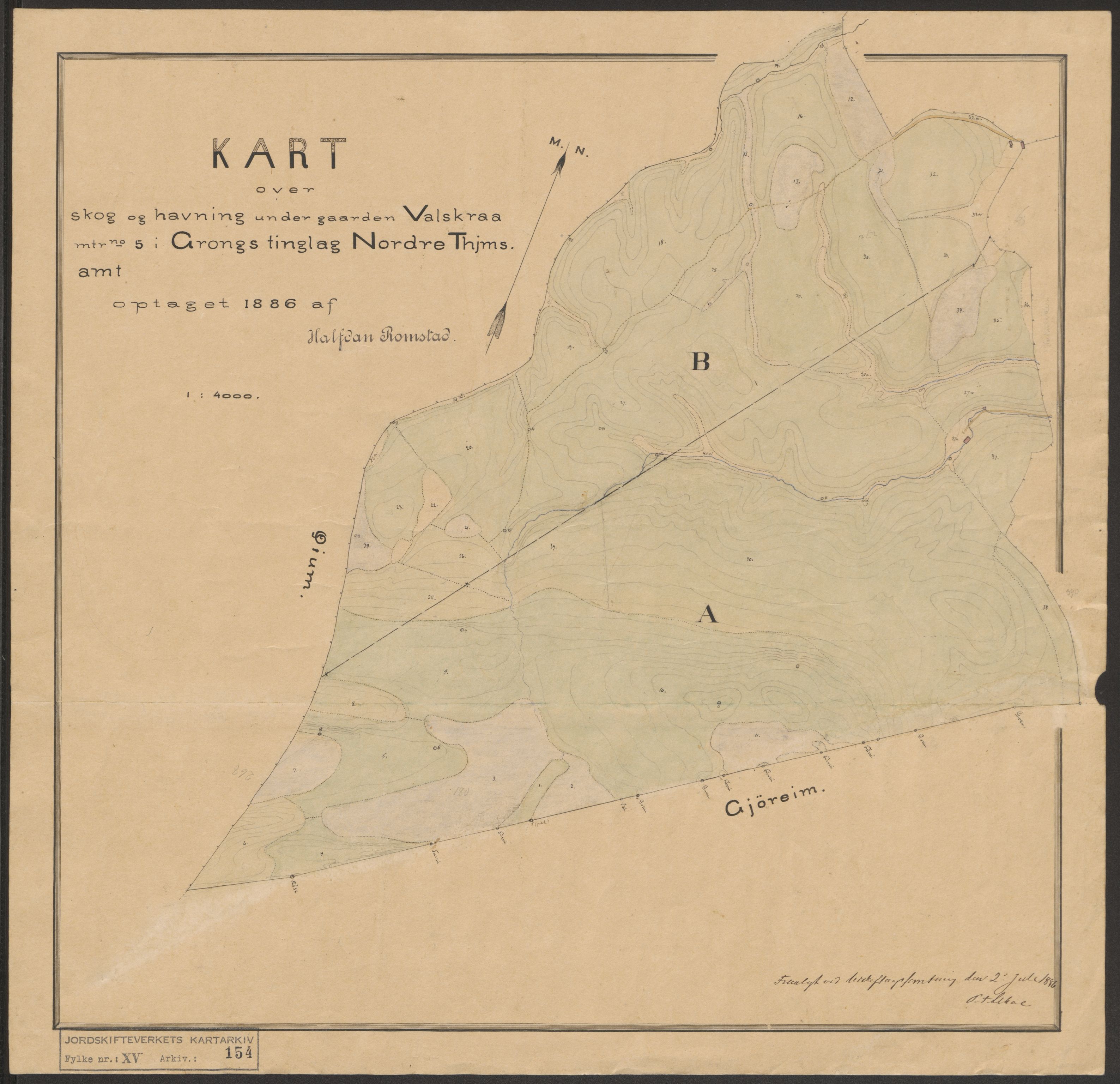 Jordskifteverkets kartarkiv, AV/RA-S-3929/T, 1859-1988, p. 211