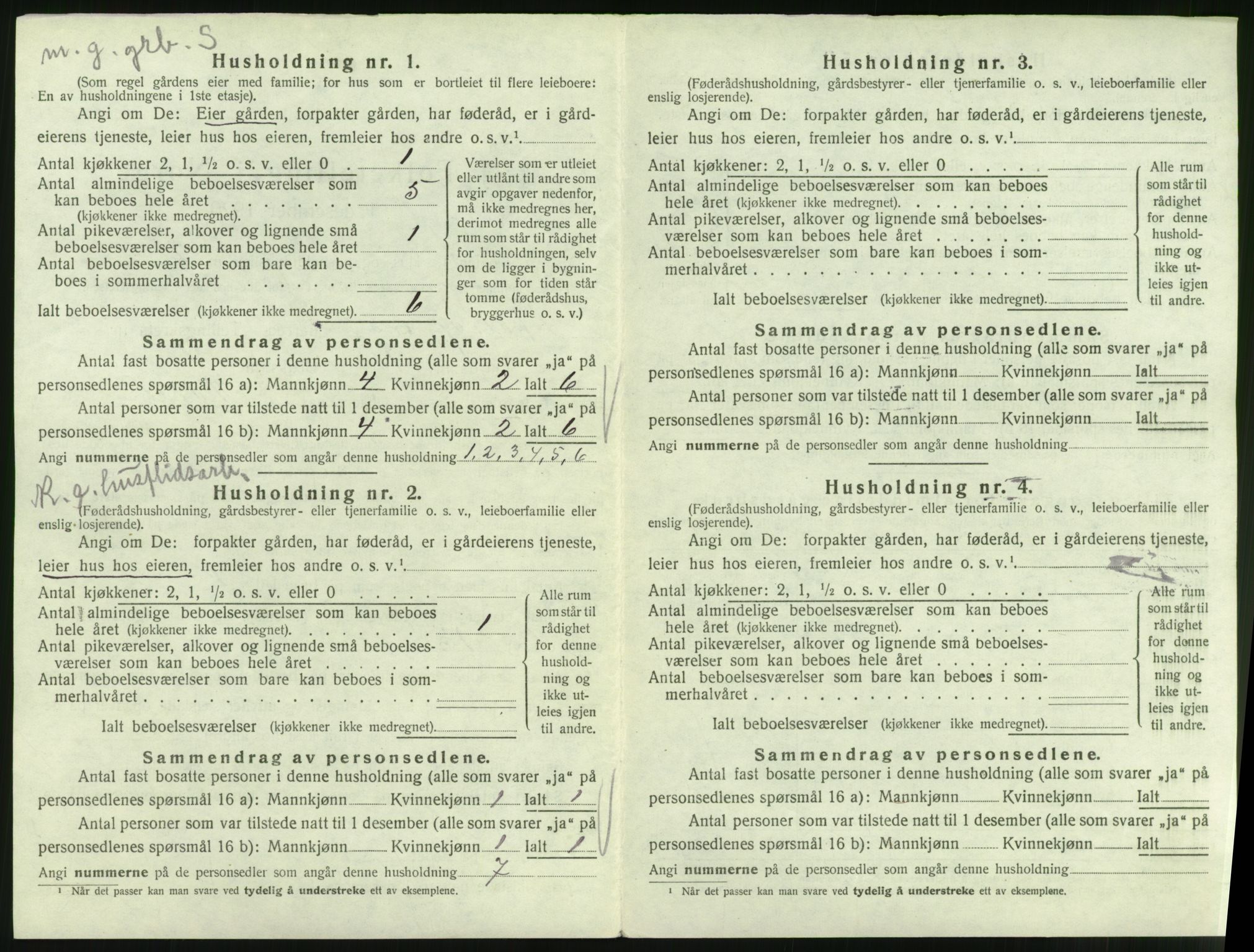 SAT, 1920 census for Valsøyfjord, 1920, p. 134