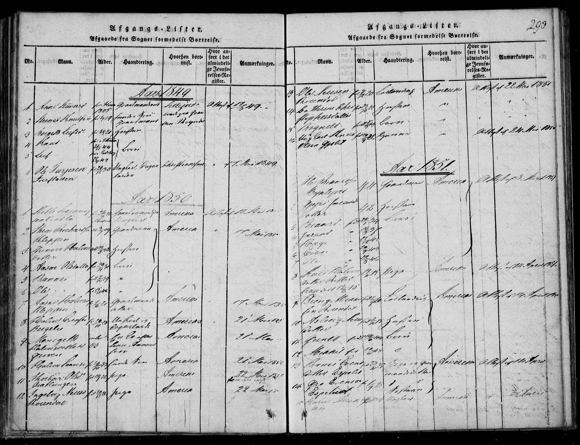 Lårdal kirkebøker, SAKO/A-284/F/Fb/L0001: Parish register (official) no. II 1, 1815-1860, p. 293