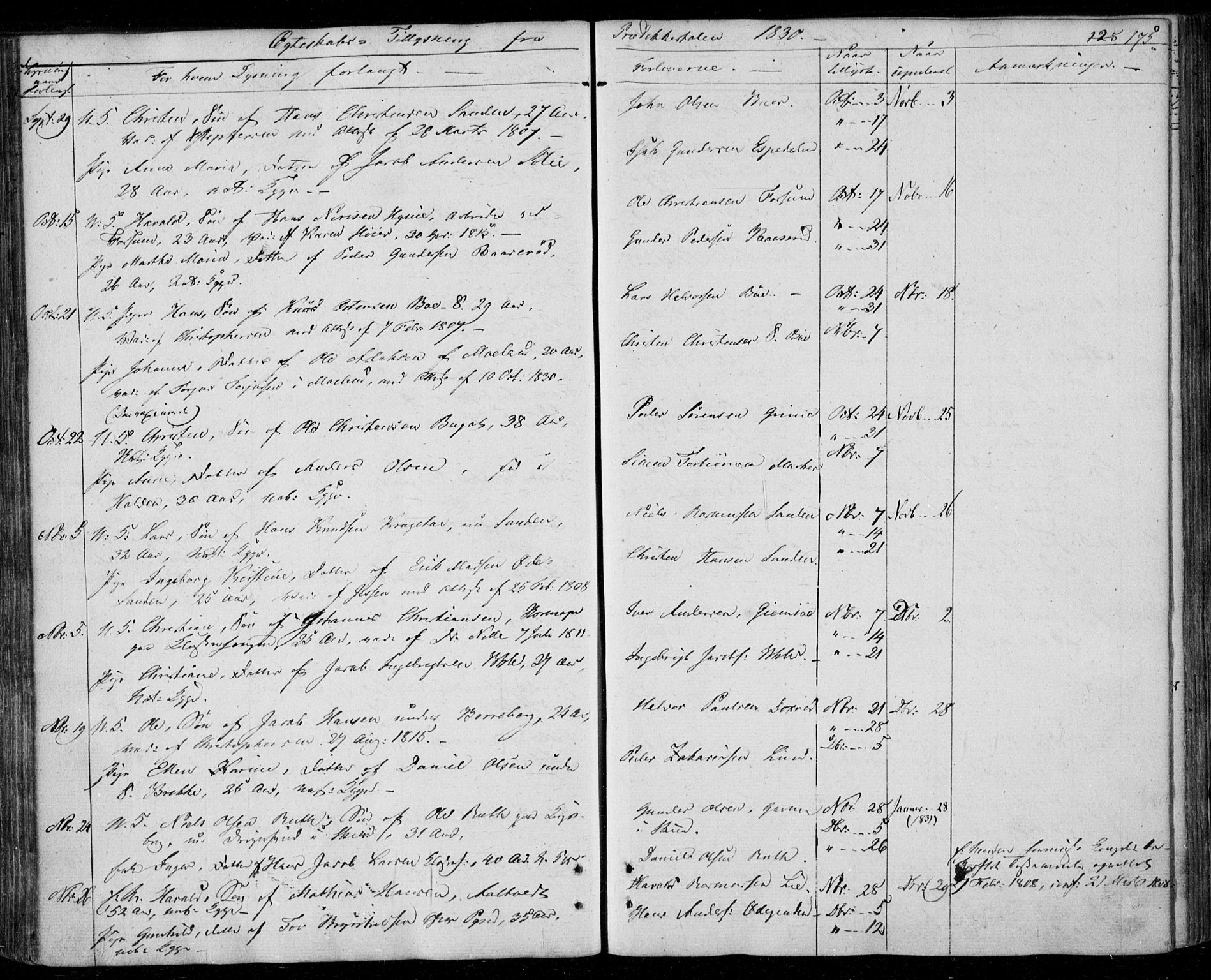 Gjerpen kirkebøker, AV/SAKO-A-265/F/Fa/L0005: Parish register (official) no. I 5, 1823-1829, p. 175