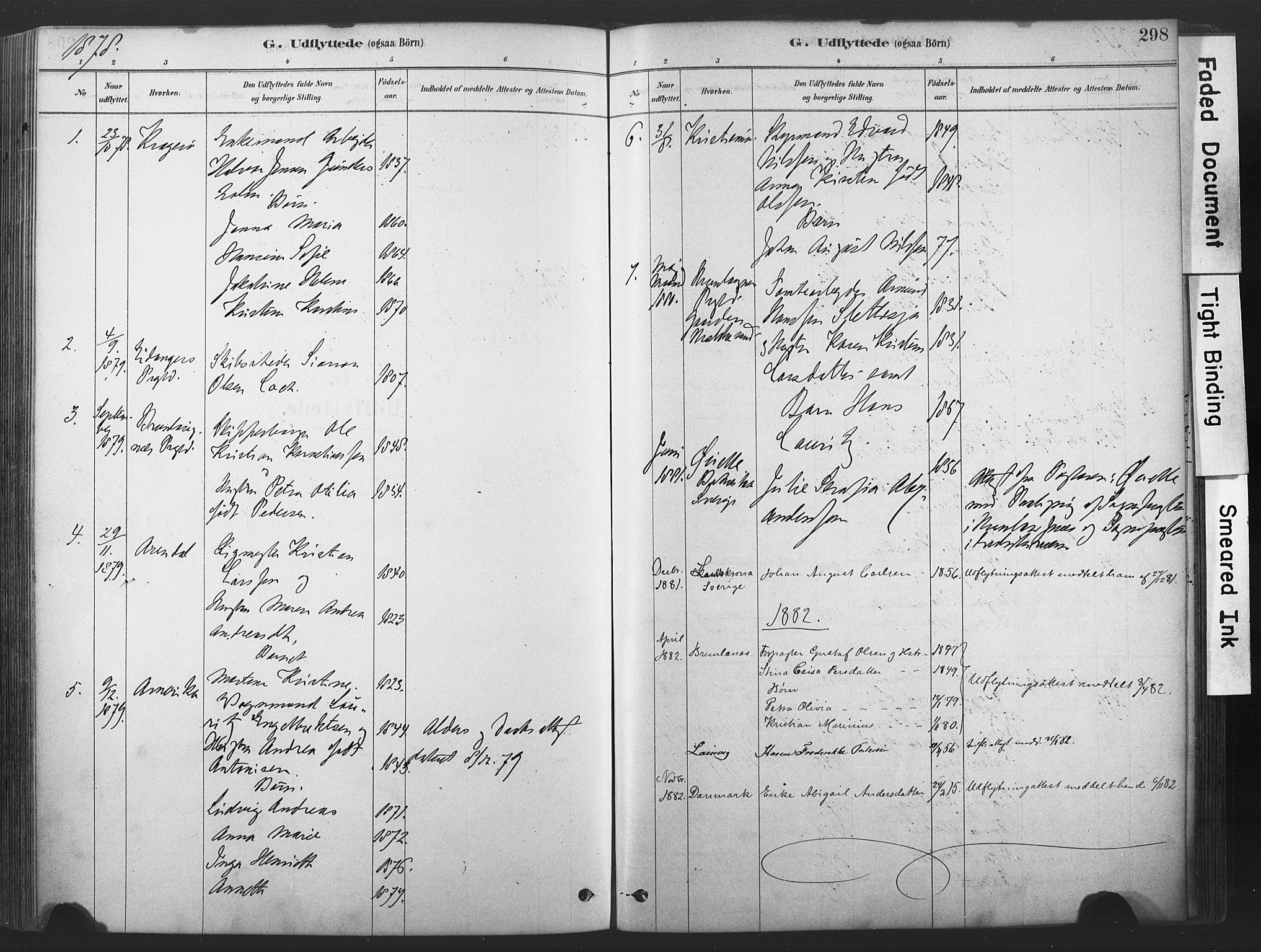 Stavern kirkebøker, SAKO/A-318/F/Fa/L0008: Parish register (official) no. 8, 1878-1905, p. 298