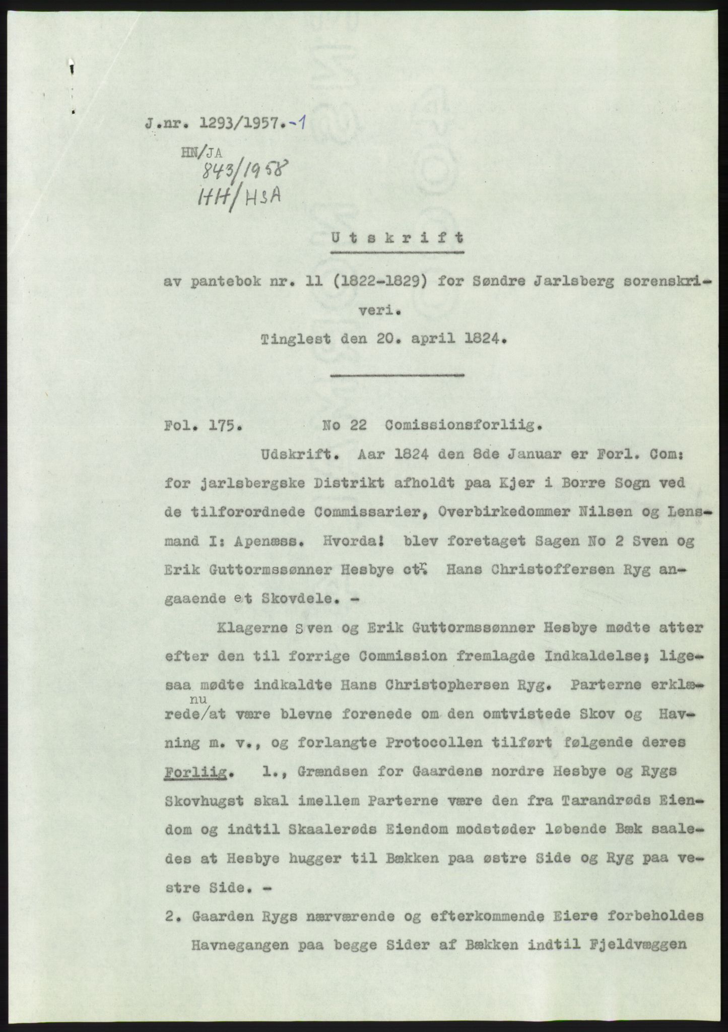 Statsarkivet i Kongsberg, SAKO/A-0001, 1957-1958, p. 30
