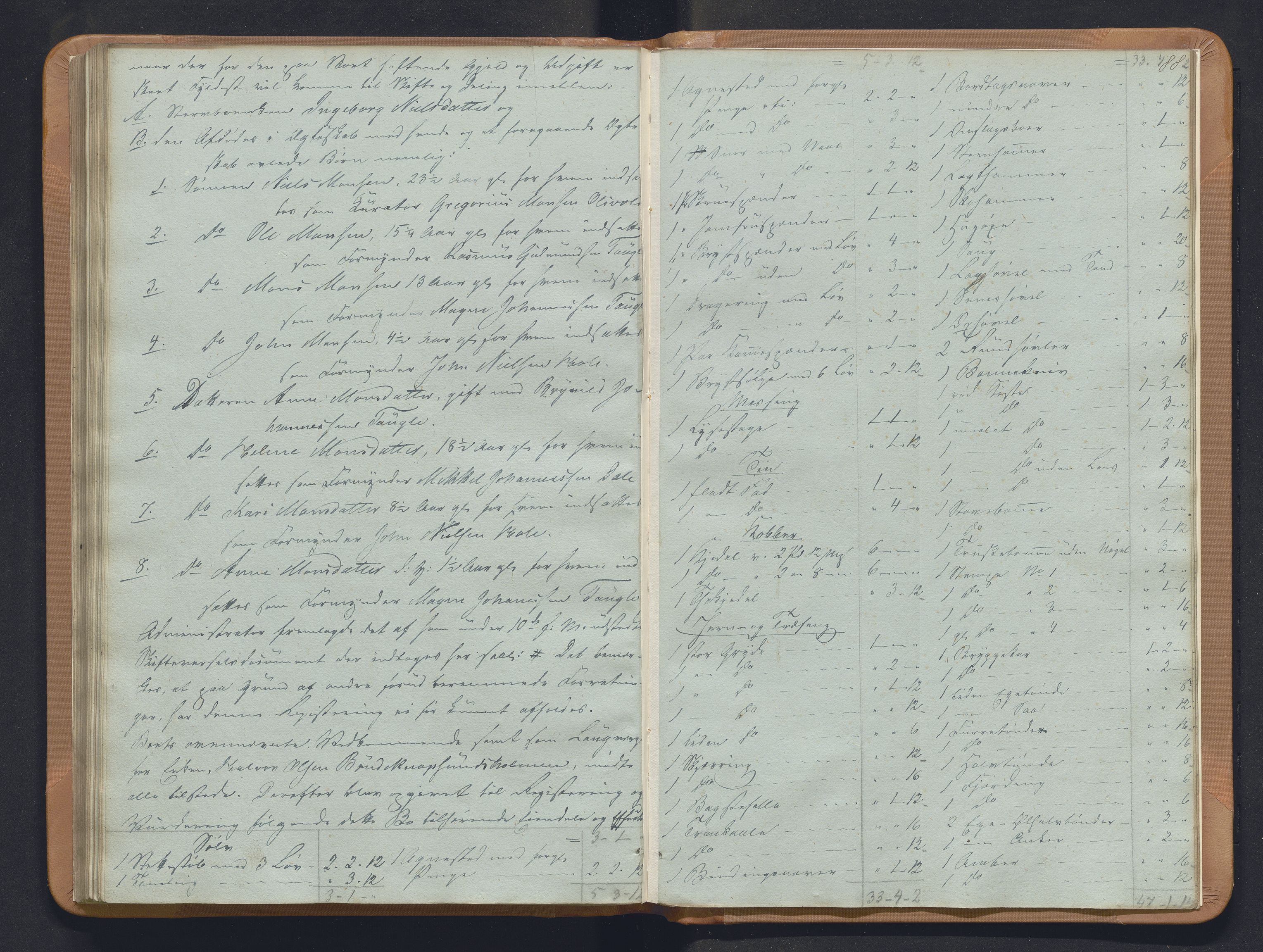 Nordhordland sorenskrivar, SAB/A-2901/1/H/Hb/L0018: Registreringsprotokollar, 1853-1856, p. 88