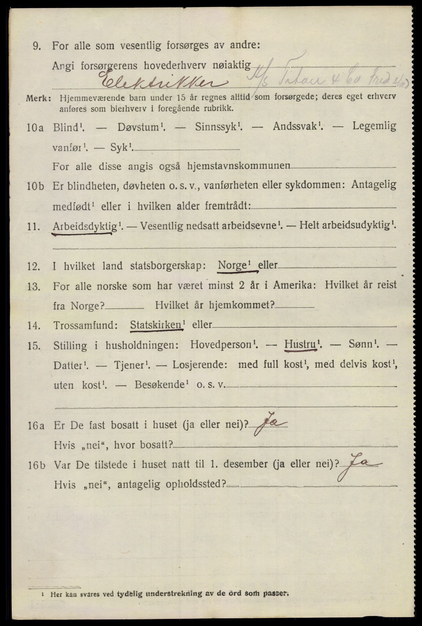 SAO, 1920 census for Onsøy, 1920, p. 7397