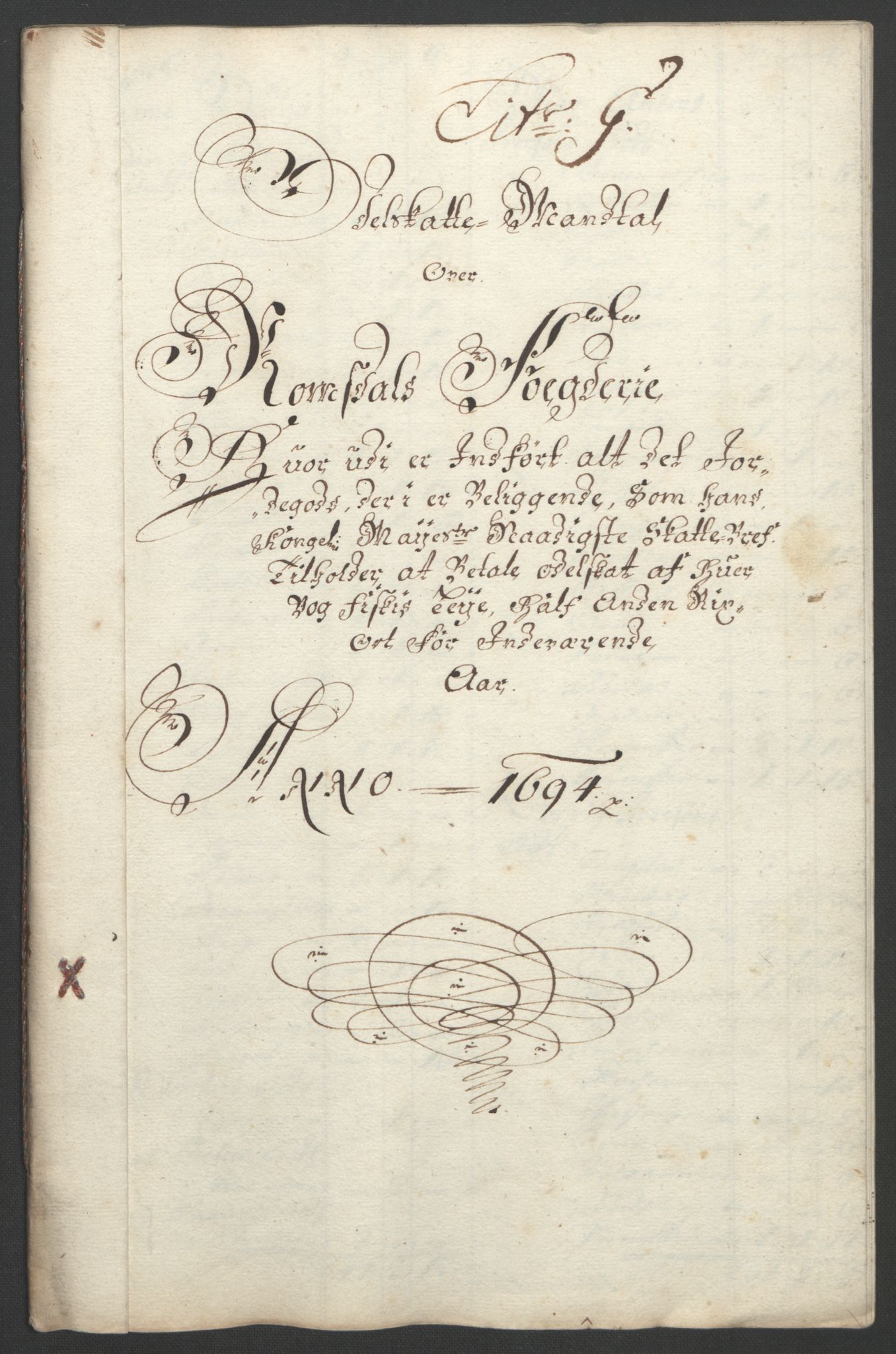Rentekammeret inntil 1814, Reviderte regnskaper, Fogderegnskap, RA/EA-4092/R55/L3651: Fogderegnskap Romsdal, 1693-1694, p. 238