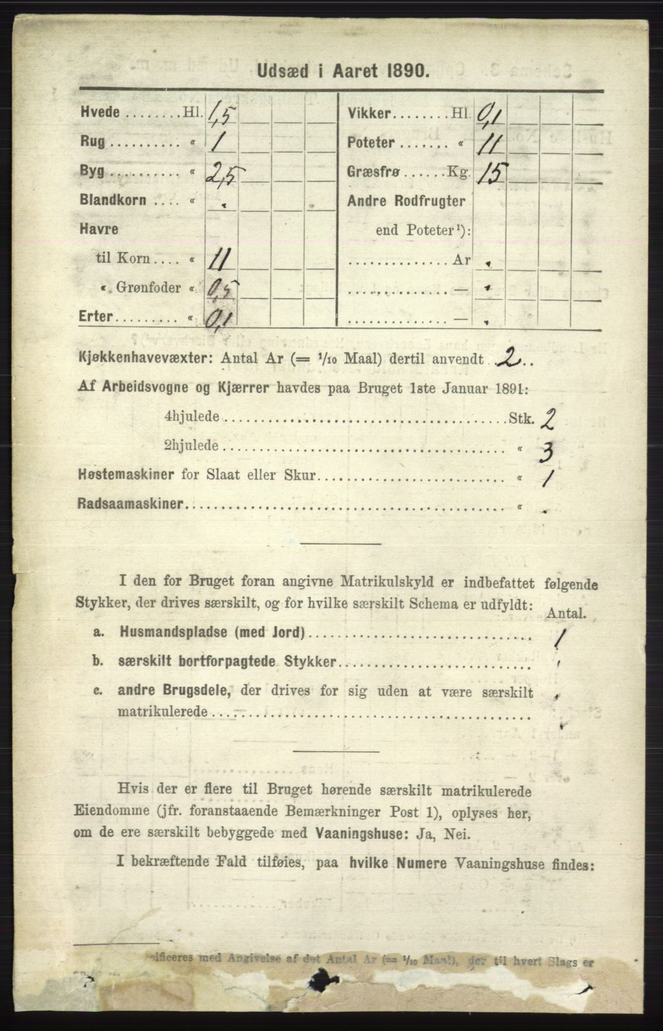 RA, 1891 census for 0728 Lardal, 1891, p. 3796