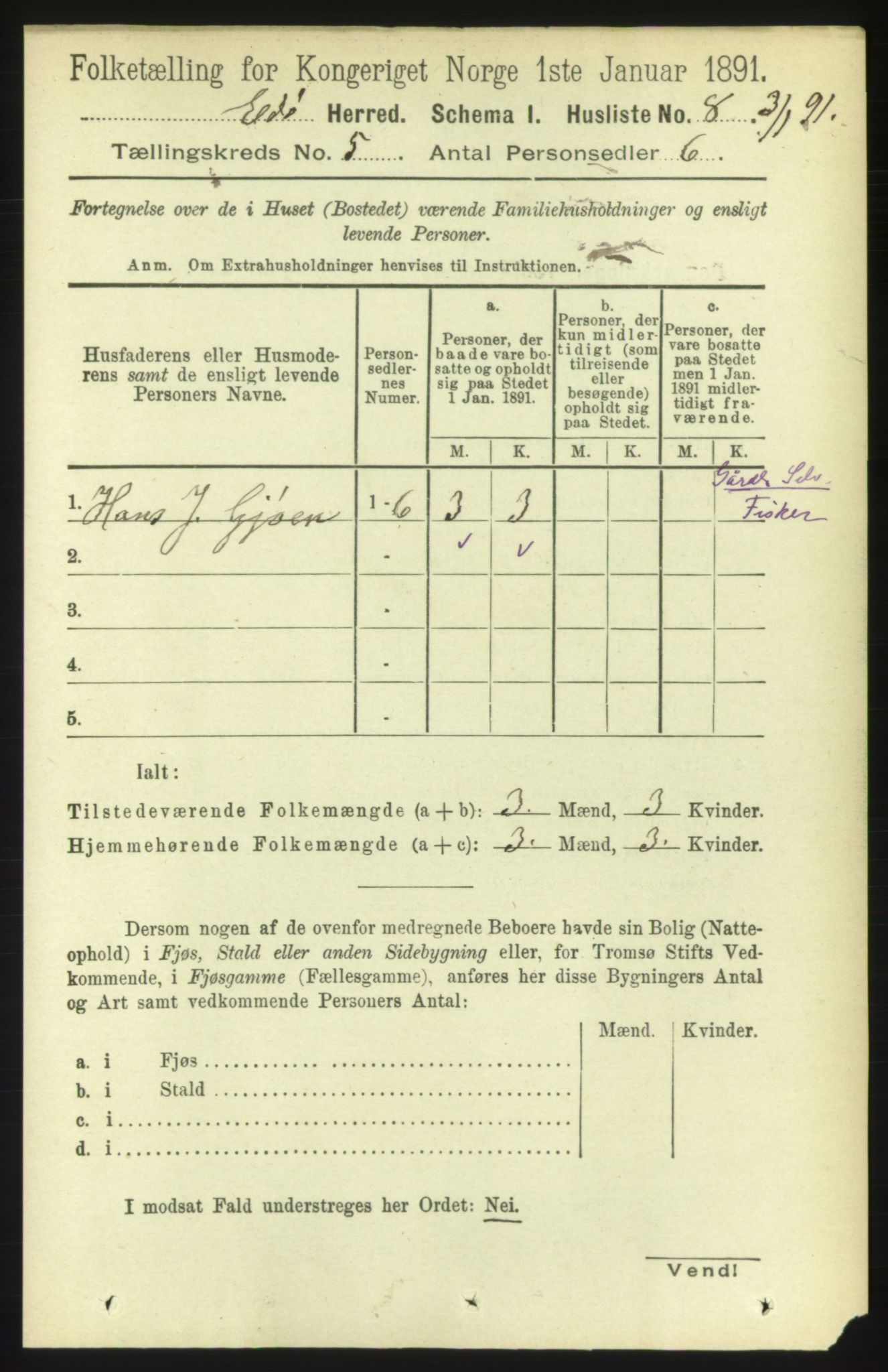 RA, 1891 census for 1573 Edøy, 1891, p. 1184