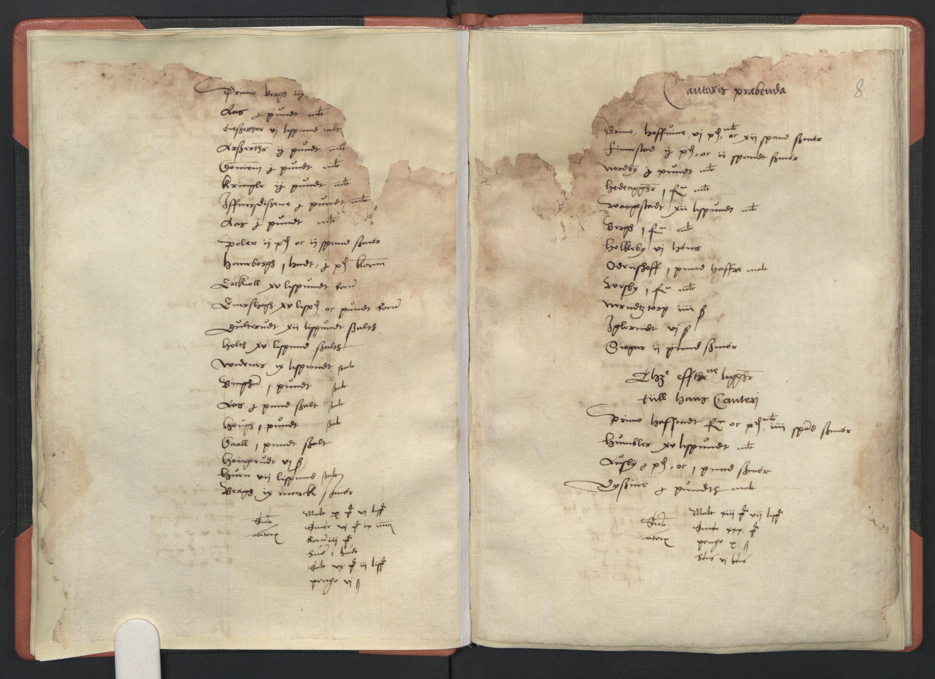 Rentekammeret inntil 1814, Reviderte regnskaper, Lensregnskaper, AV/RA-EA-5023/R/Ra/L0016: Kirke- og klostergods, kommunegods m.m., 1549-1555;   Bergverksregnskap, 1540-1541, 1540-1555