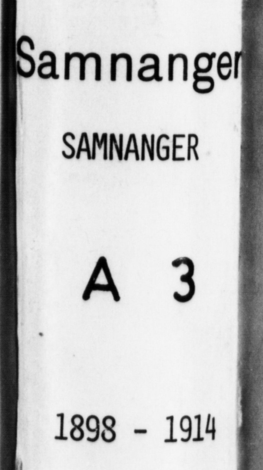Samnanger Sokneprestembete, SAB/A-77501/H/Hab: Parish register (copy) no. A 3, 1898-1914