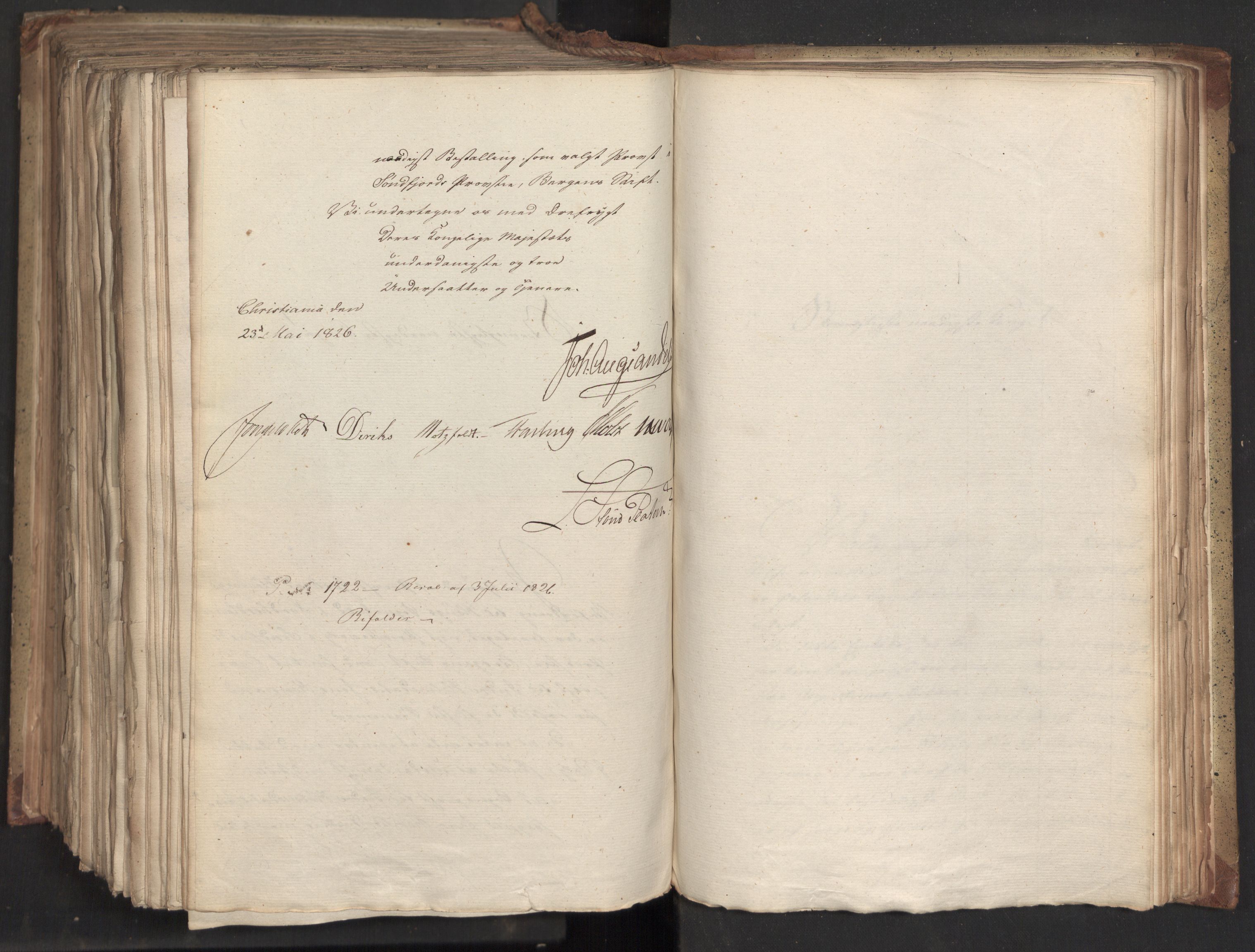 Statsrådsavdelingen i Stockholm, AV/RA-S-1003/D/Da/L0046: Regjeringsinnstillinger nr. 3308-3500, 1826, p. 457