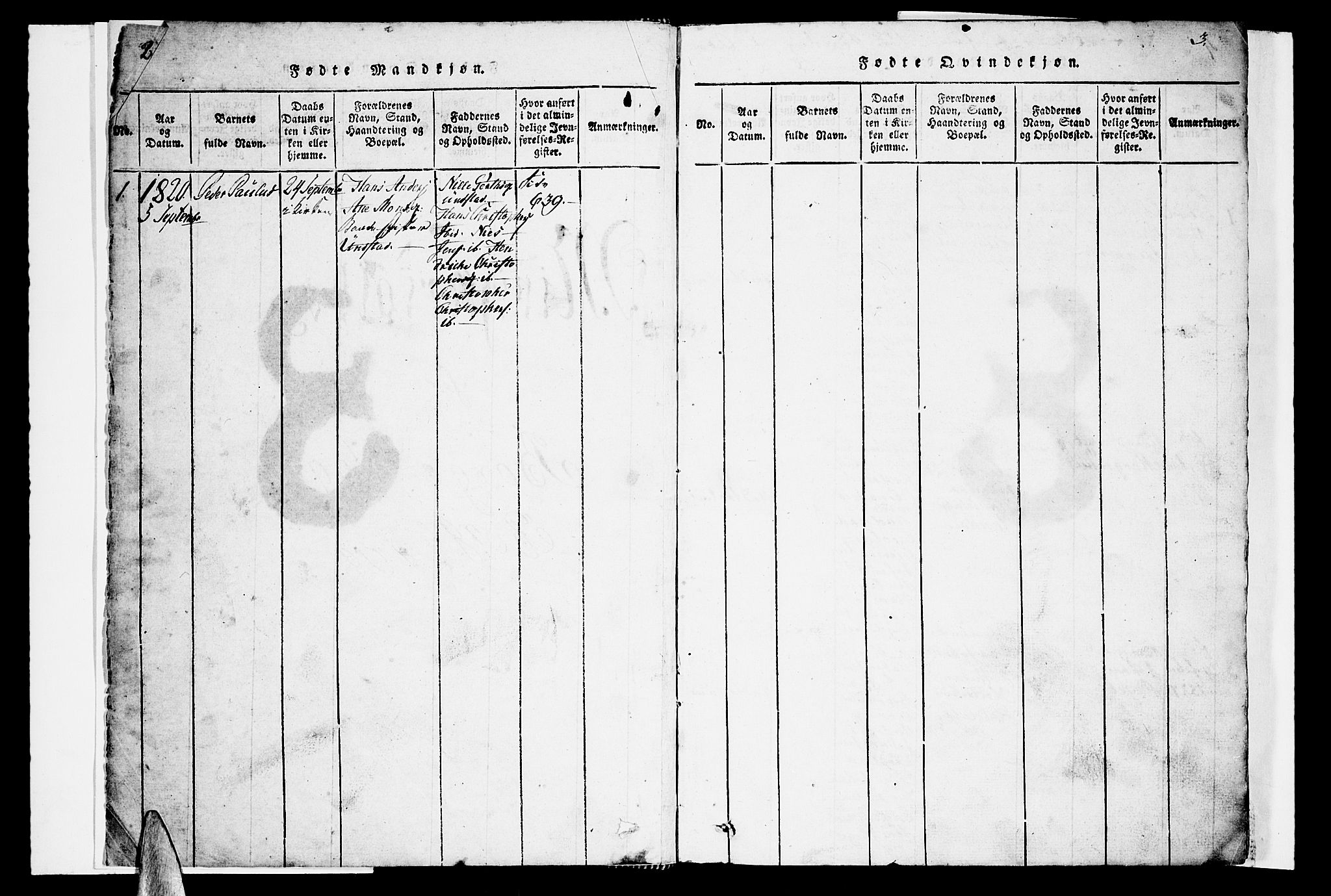 Ministerialprotokoller, klokkerbøker og fødselsregistre - Nordland, SAT/A-1459/880/L1139: Parish register (copy) no. 880C01, 1836-1857, p. 2-3