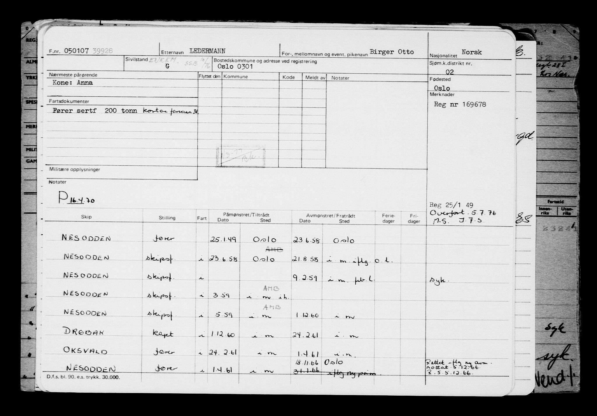 Direktoratet for sjømenn, AV/RA-S-3545/G/Gb/L0069: Hovedkort, 1907, p. 51