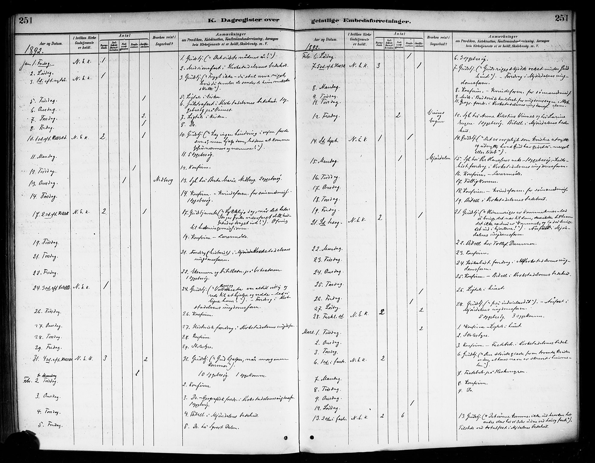 Nedre Eiker kirkebøker, AV/SAKO-A-612/F/Fa/L0003: Parish register (official) no. 3, 1885-1892, p. 251