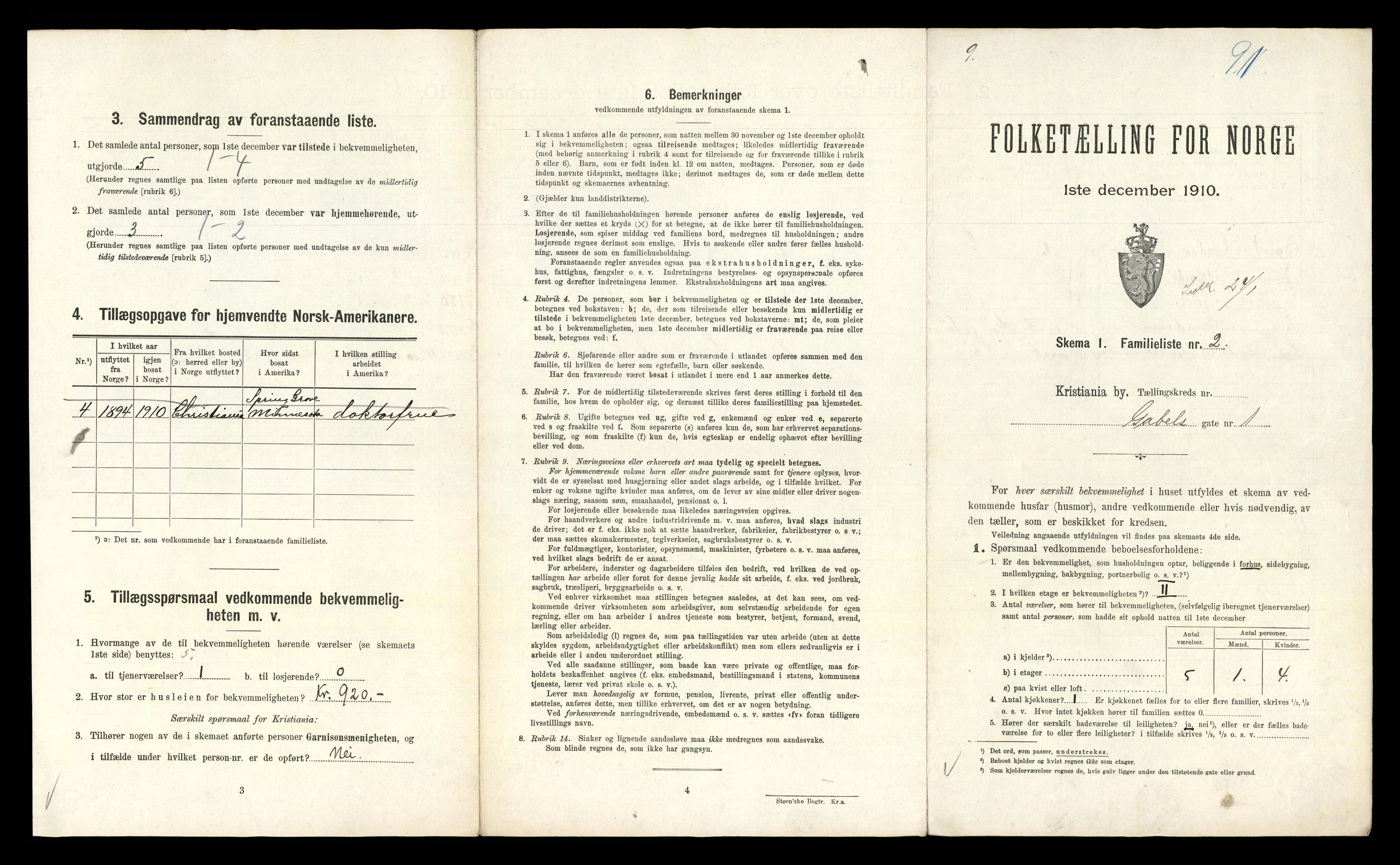 RA, 1910 census for Kristiania, 1910, p. 27865