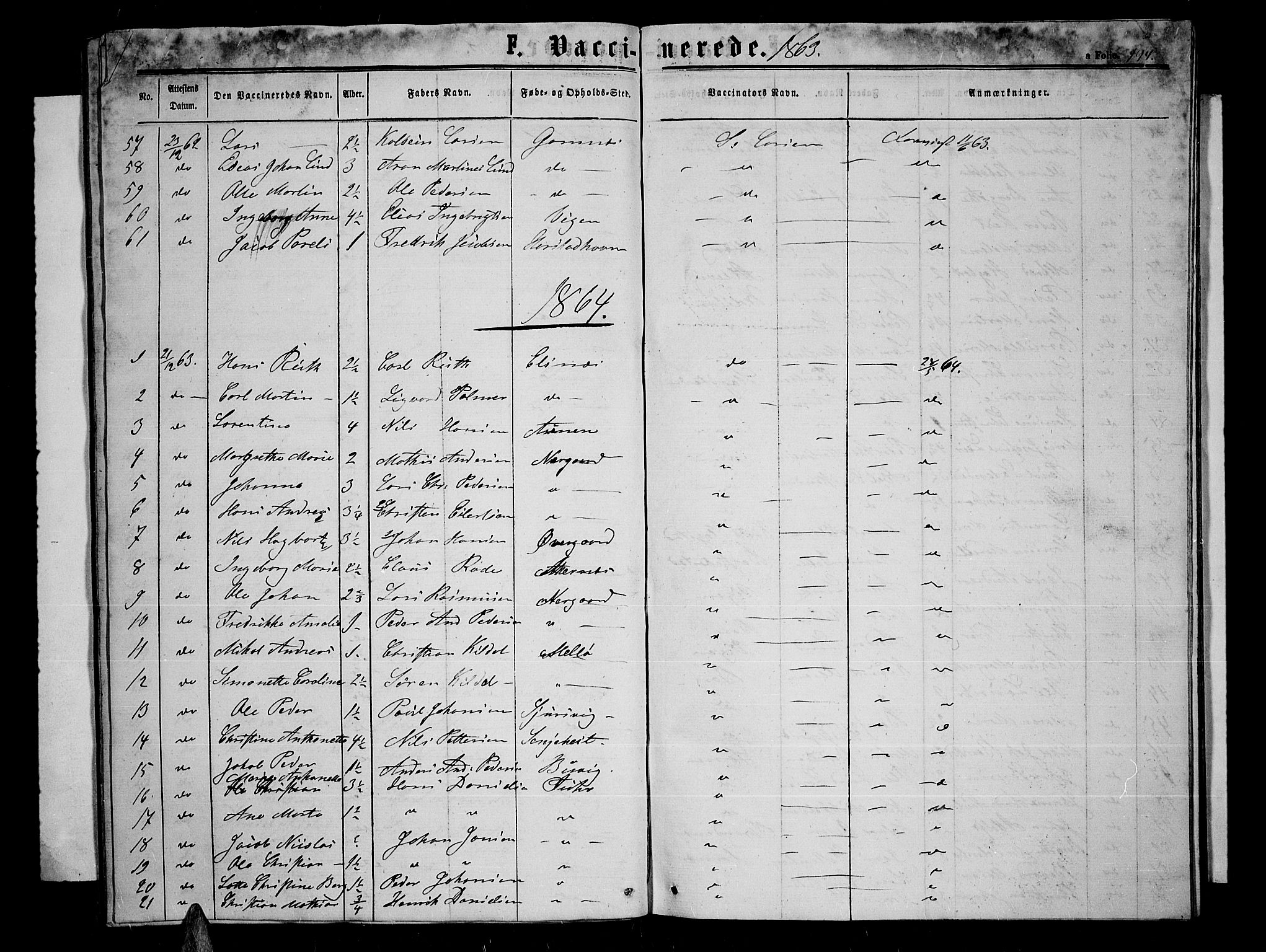 Trondenes sokneprestkontor, SATØ/S-1319/H/Hb/L0008klokker: Parish register (copy) no. 8, 1863-1869, p. 194