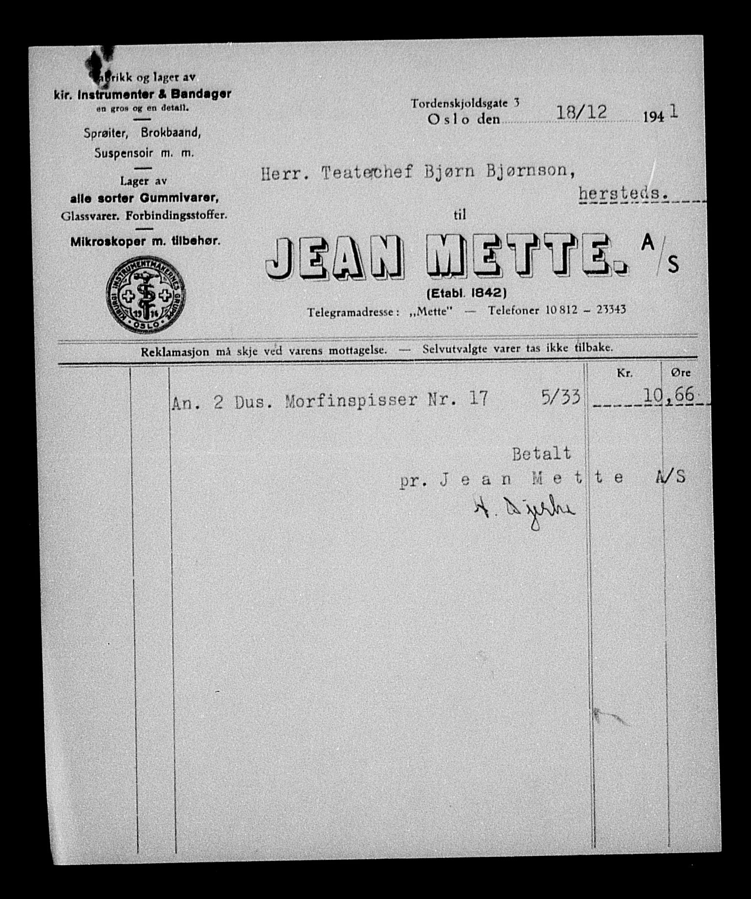 Justisdepartementet, Tilbakeføringskontoret for inndratte formuer, AV/RA-S-1564/H/Hc/Hcc/L0925: --, 1945-1947, p. 13