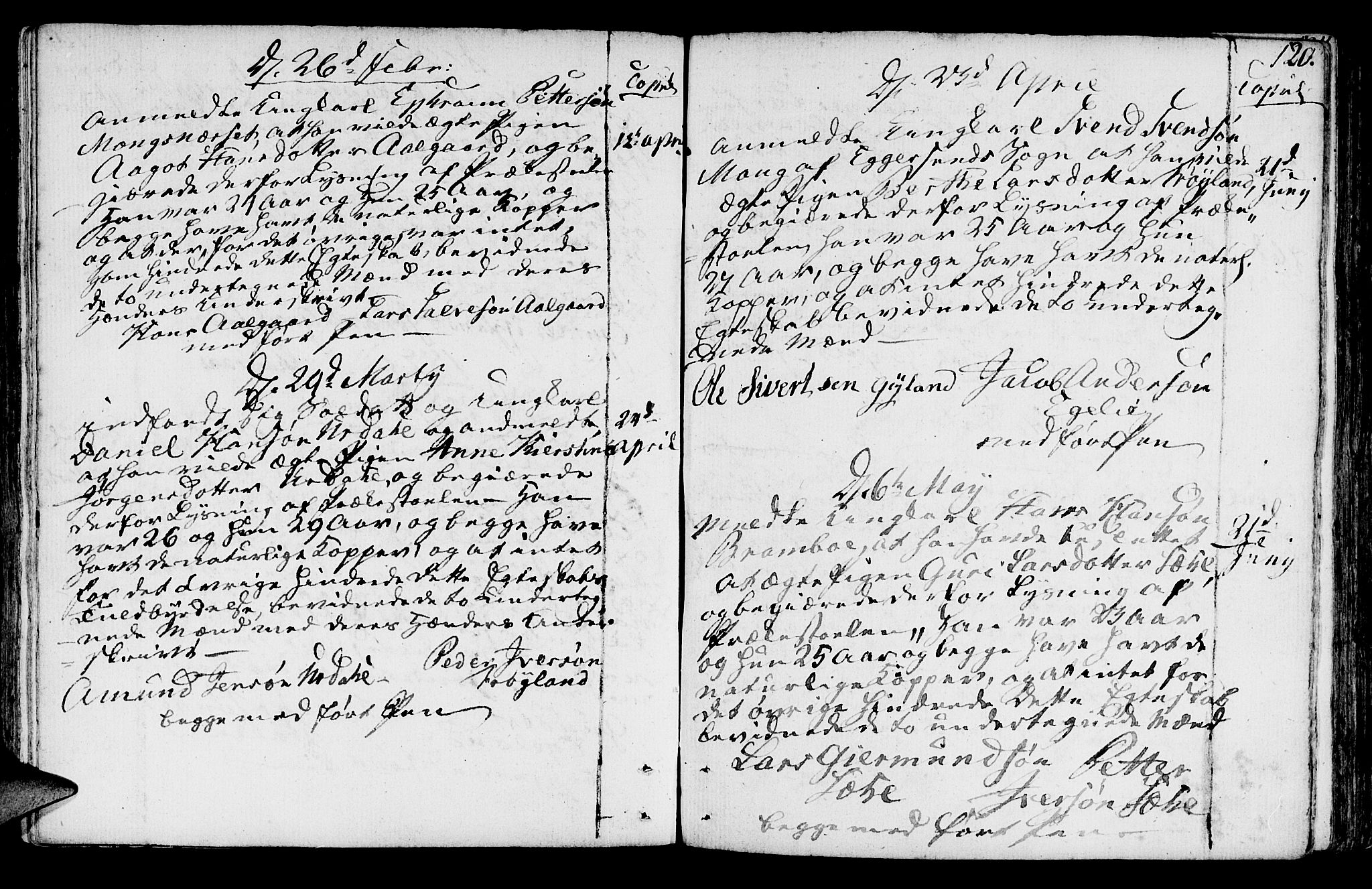 Sokndal sokneprestkontor, AV/SAST-A-101808: Parish register (official) no. A 5, 1806-1826, p. 120