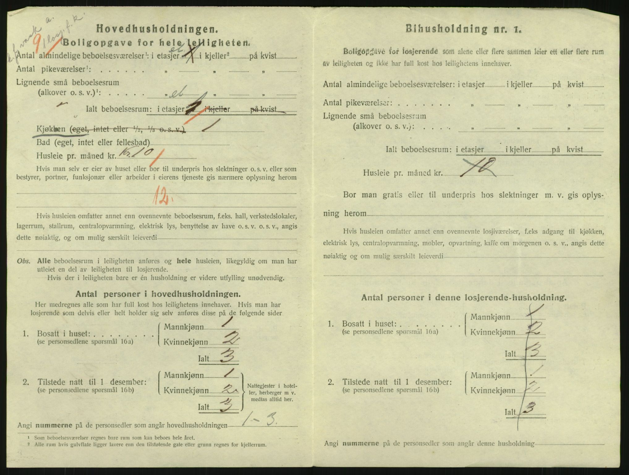 SAO, 1920 census for Kristiania, 1920, p. 14291