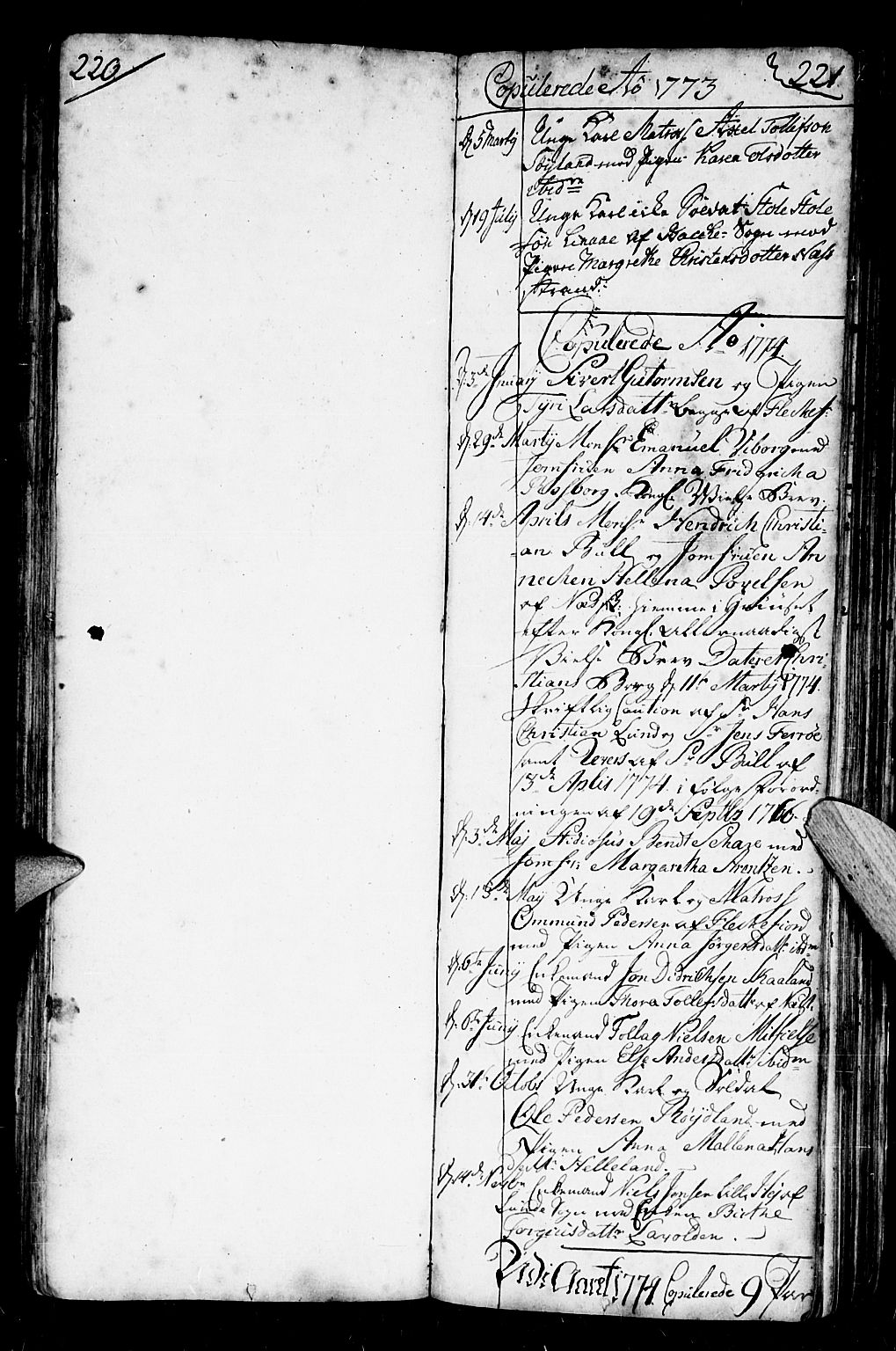 Flekkefjord sokneprestkontor, SAK/1111-0012/F/Fb/Fbc/L0001: Parish register (copy) no. B 1, 1773-1801, p. 256-257