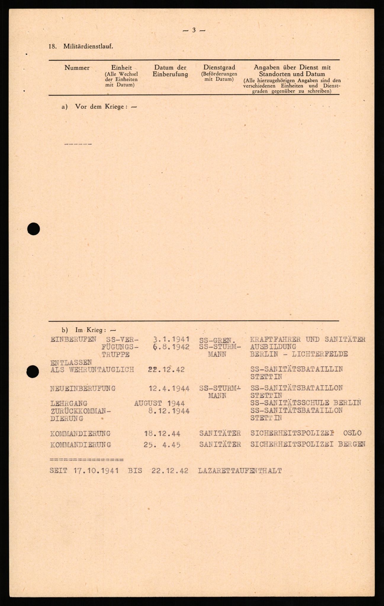 Forsvaret, Forsvarets overkommando II, AV/RA-RAFA-3915/D/Db/L0026: CI Questionaires. Tyske okkupasjonsstyrker i Norge. Tyskere., 1945-1946, p. 530