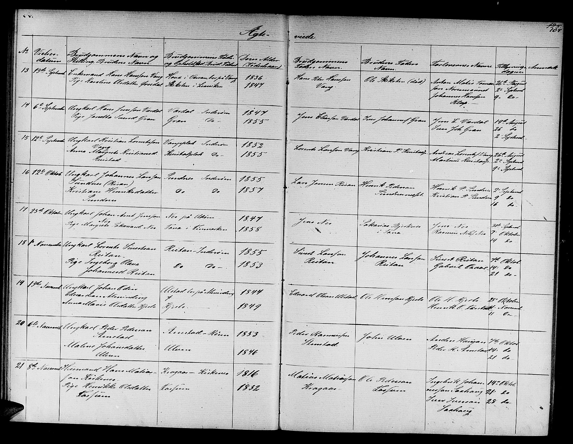 Ministerialprotokoller, klokkerbøker og fødselsregistre - Nord-Trøndelag, SAT/A-1458/730/L0300: Parish register (copy) no. 730C03, 1872-1879, p. 107