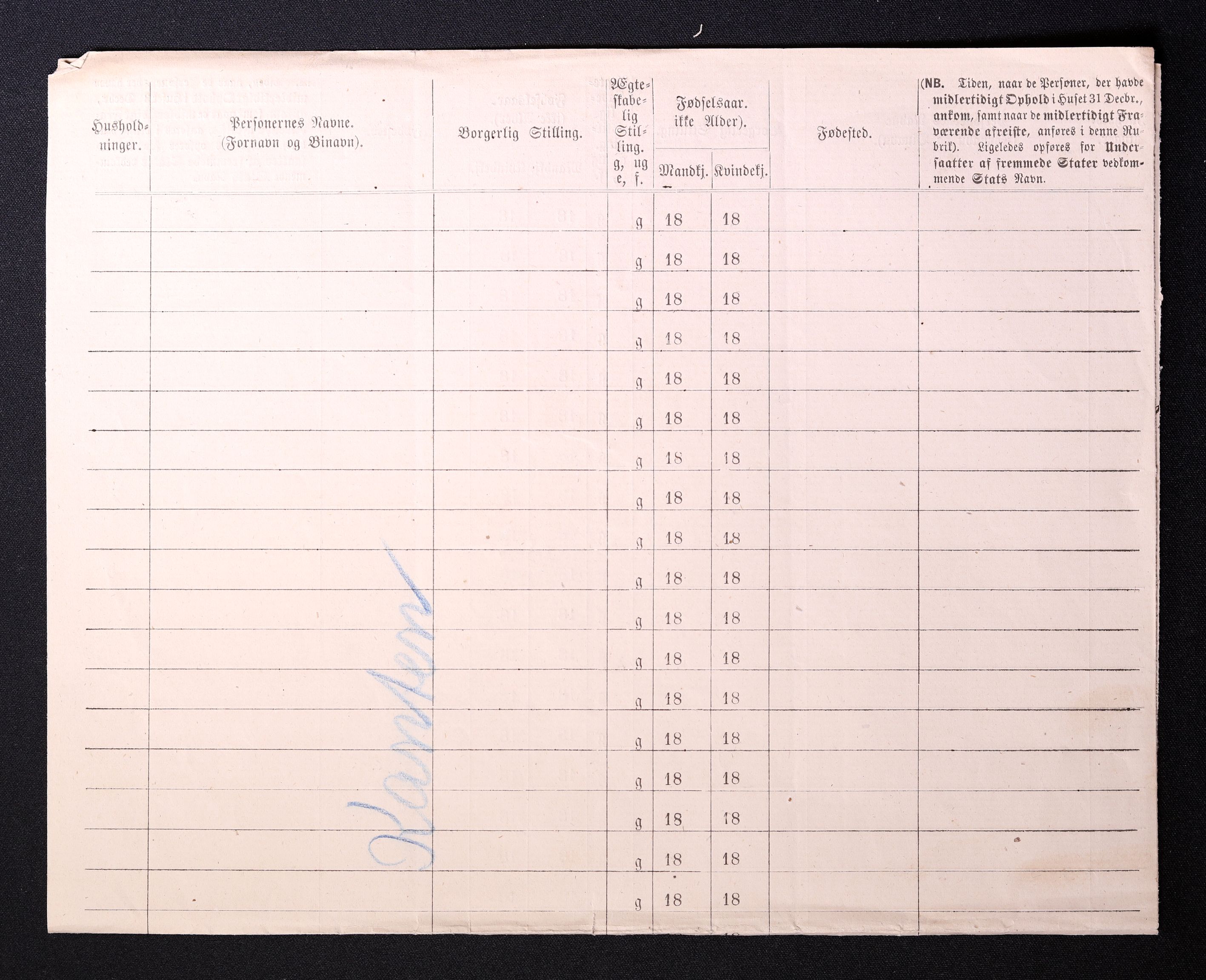 RA, 1870 census for 0301 Kristiania, 1870, p. 1410