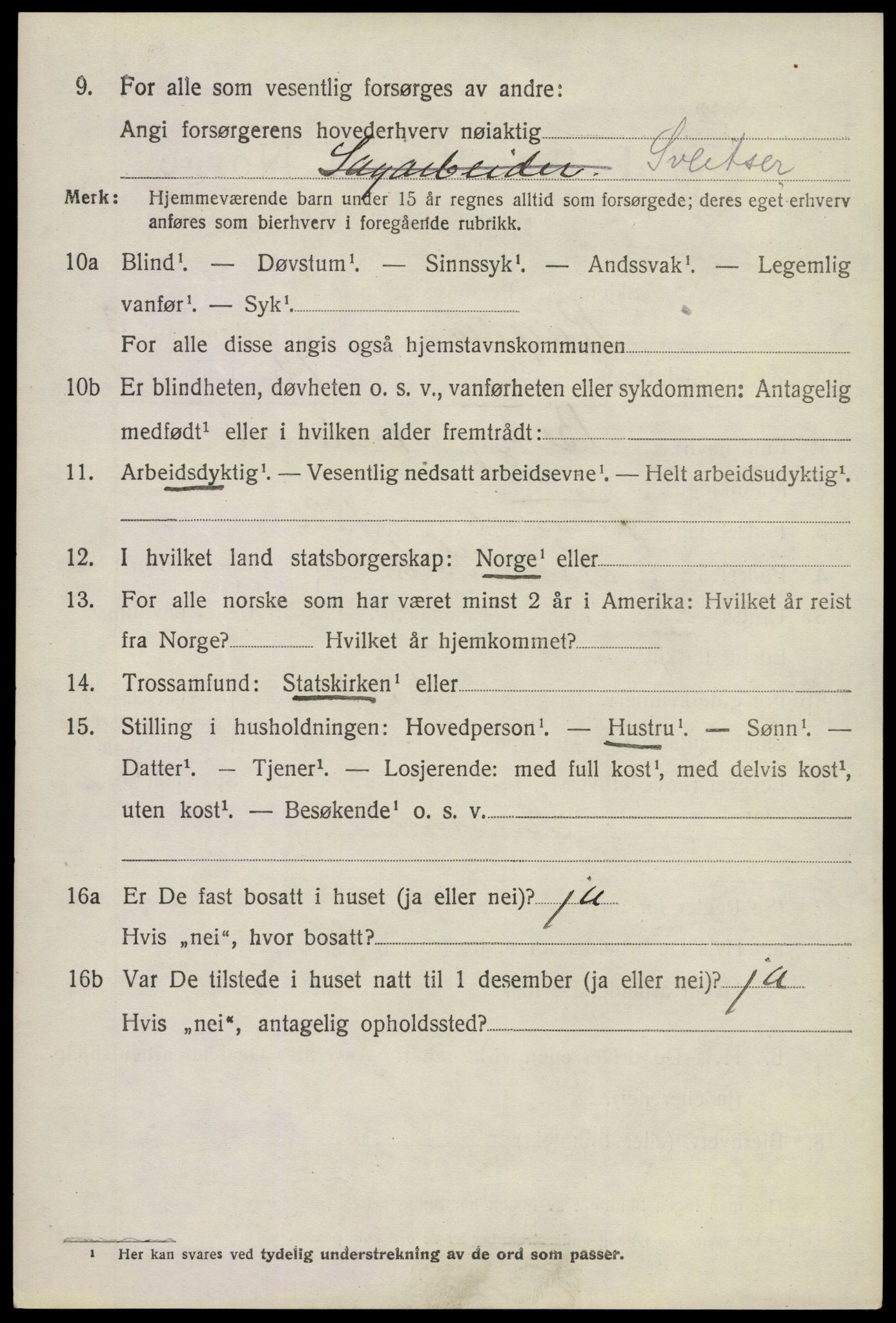 SAKO, 1920 census for Røyken, 1920, p. 4563