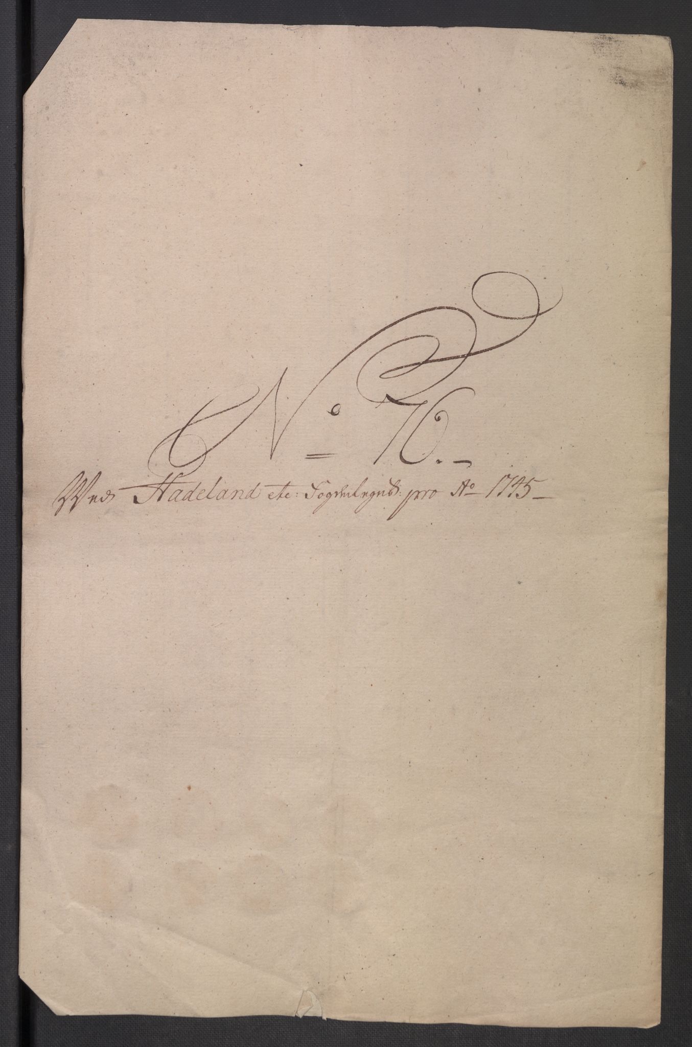 Rentekammeret inntil 1814, Reviderte regnskaper, Fogderegnskap, RA/EA-4092/R18/L1345: Fogderegnskap Hadeland, Toten og Valdres, 1745-1746, p. 311