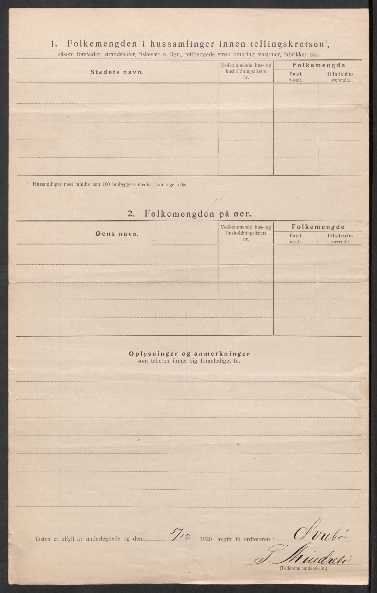 SAK, 1920 census for Øvrebø, 1920, p. 28