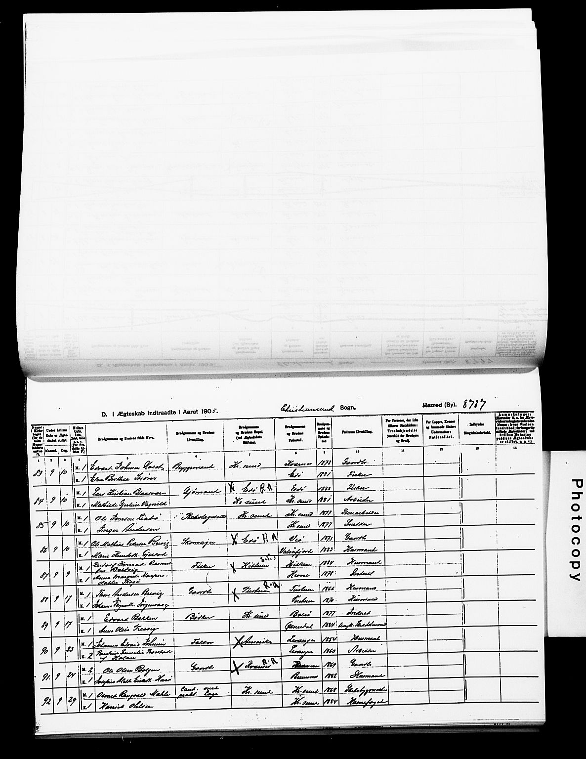 Ministerialprotokoller, klokkerbøker og fødselsregistre - Møre og Romsdal, AV/SAT-A-1454/572/L0859: Parish register (official) no. 572D03, 1903-1916