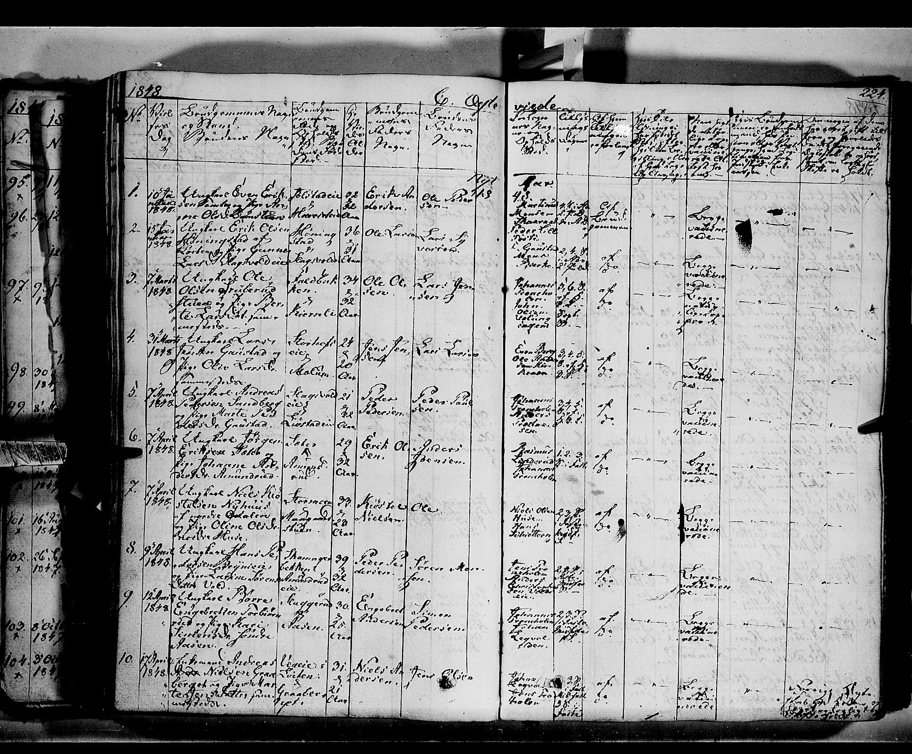 Romedal prestekontor, AV/SAH-PREST-004/K/L0004: Parish register (official) no. 4, 1847-1861, p. 224